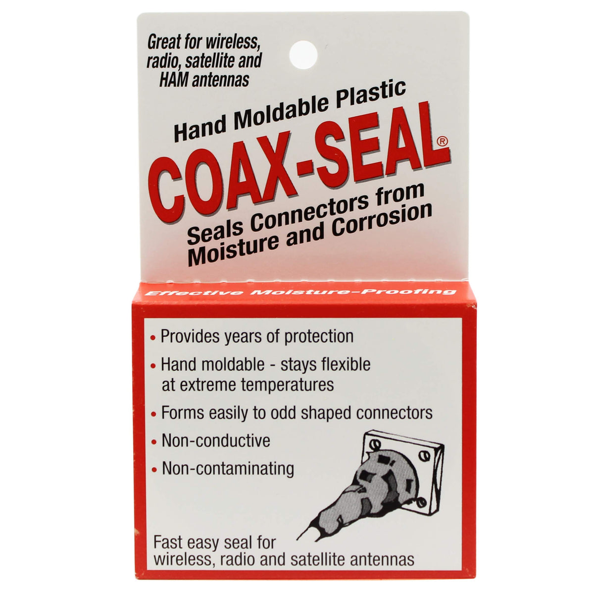 Universal Electronics [36 Pack] Coax Seal Moisture Proof Sealing Tape 1/2 Inch X 5 Feet (Coax Seal 104 36)