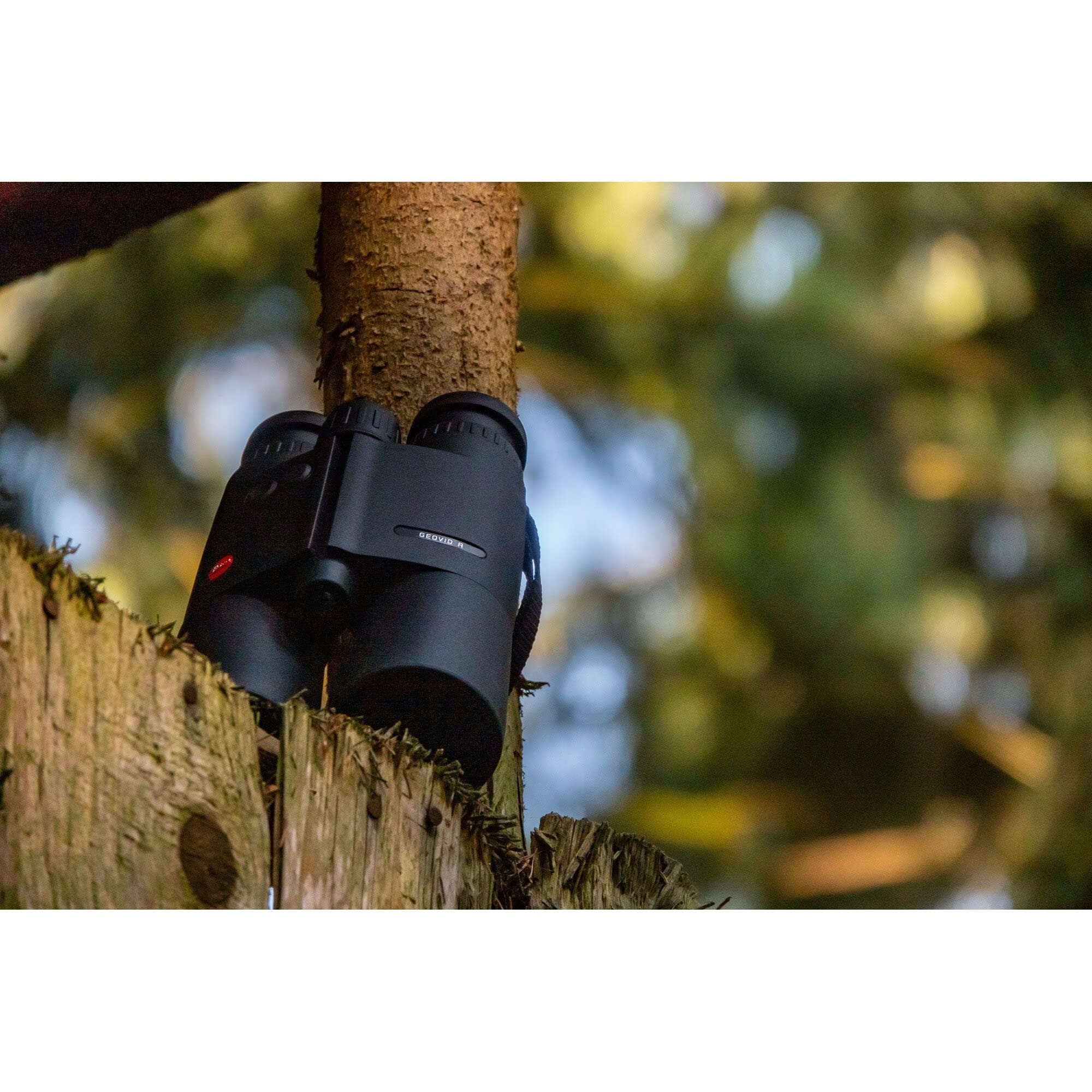 Leica Geovid R Gen 2022 Compact Lightweight Hunting Bird Watching Rangefinder Binoculars With Carrying Strap Incuded, 8X56