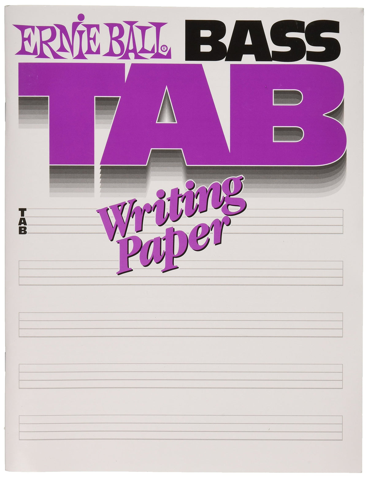 Ernie Ball Bass Tab Writing Paper (P07022)