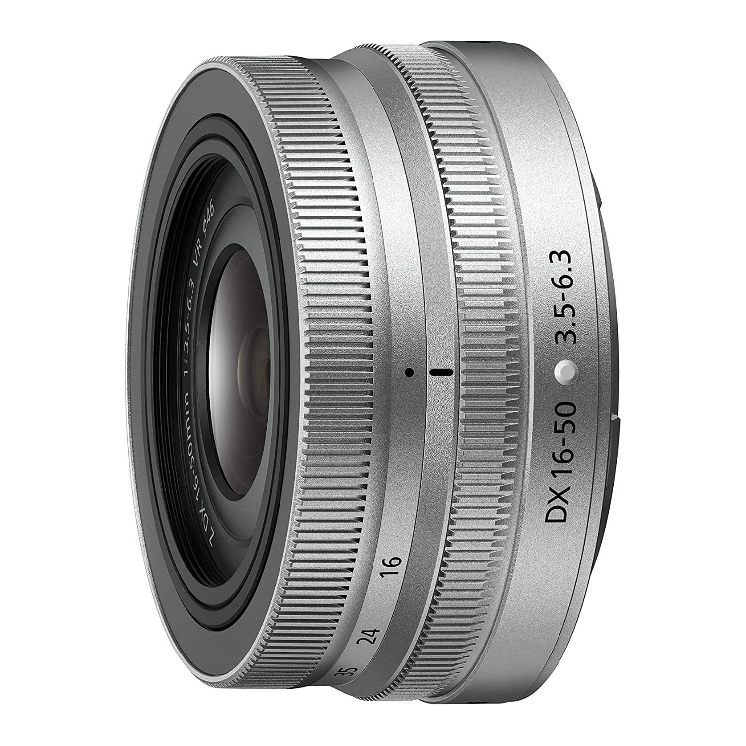Nikon NIKKOR Z DX 16-50mm VR (Silver) | Compact mid-range zoom lens with image stabilization for APS-C size/DX format Z series m