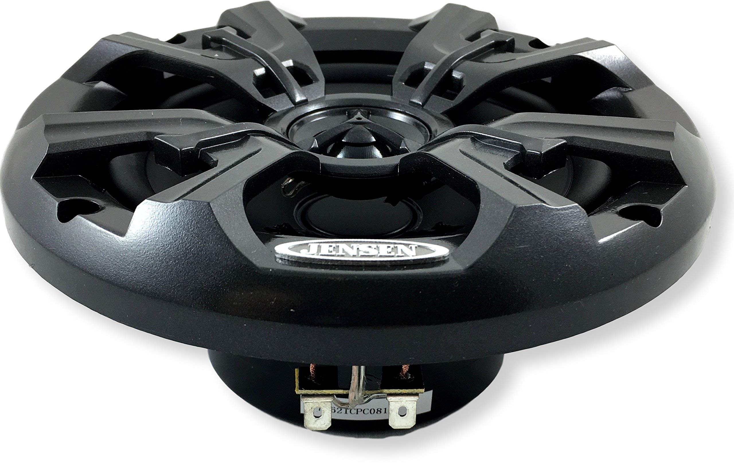 Jensen Msx60Rvr Marine Speakers 6.5'' Coaxial Speaker, Completely Waterproof With Uv Resistant Materials To Withstand The Outdoo
