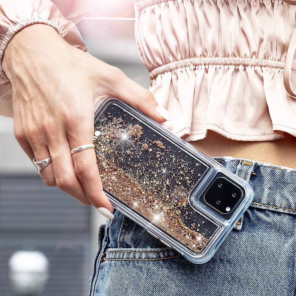 Case Mate   Waterfall   Glitter Case For Iphone 11 Pro Max   6.5 Inch   Gold