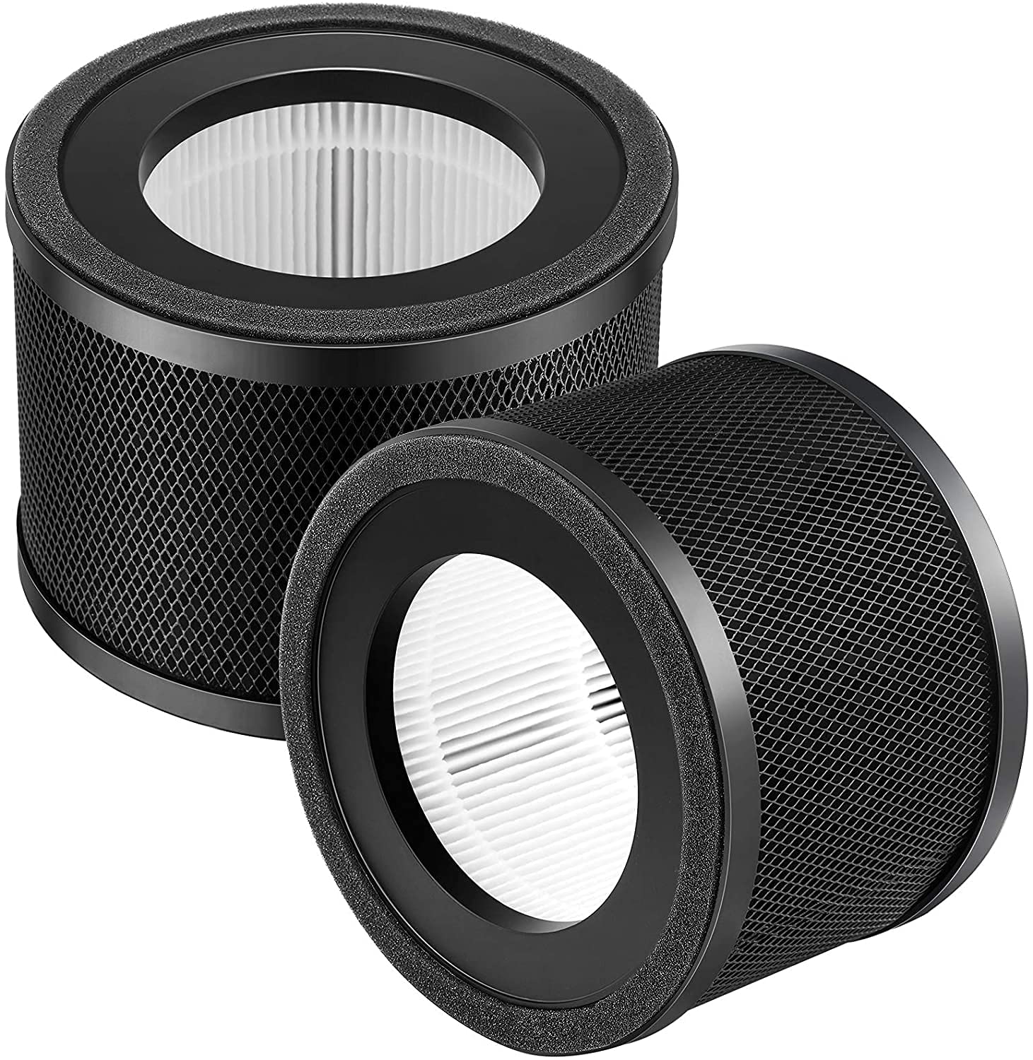 2 Pack H13 True Hepa Replacement Filter, Compatible With Taotronics Tt Ap001 And Vava Va Ee014, 3 In 1 H13 Grade True Hepa And A