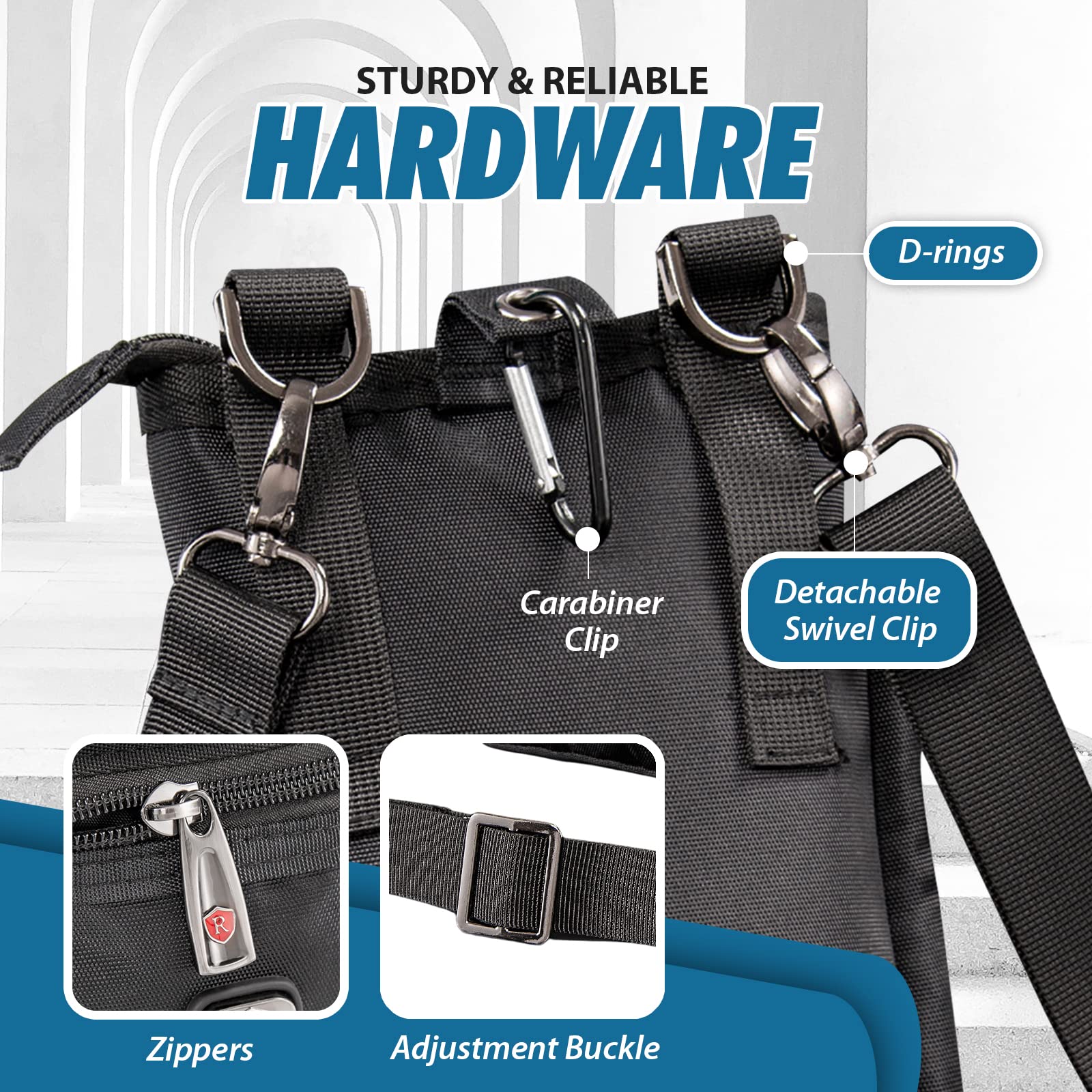 Small Crossbody Phone Bag, Ranboo Belt Pouch Waist Bag For Travel Outdoor Hiking, Fit For Iphone 16 15 14 13 Pro Max Samsung Gal