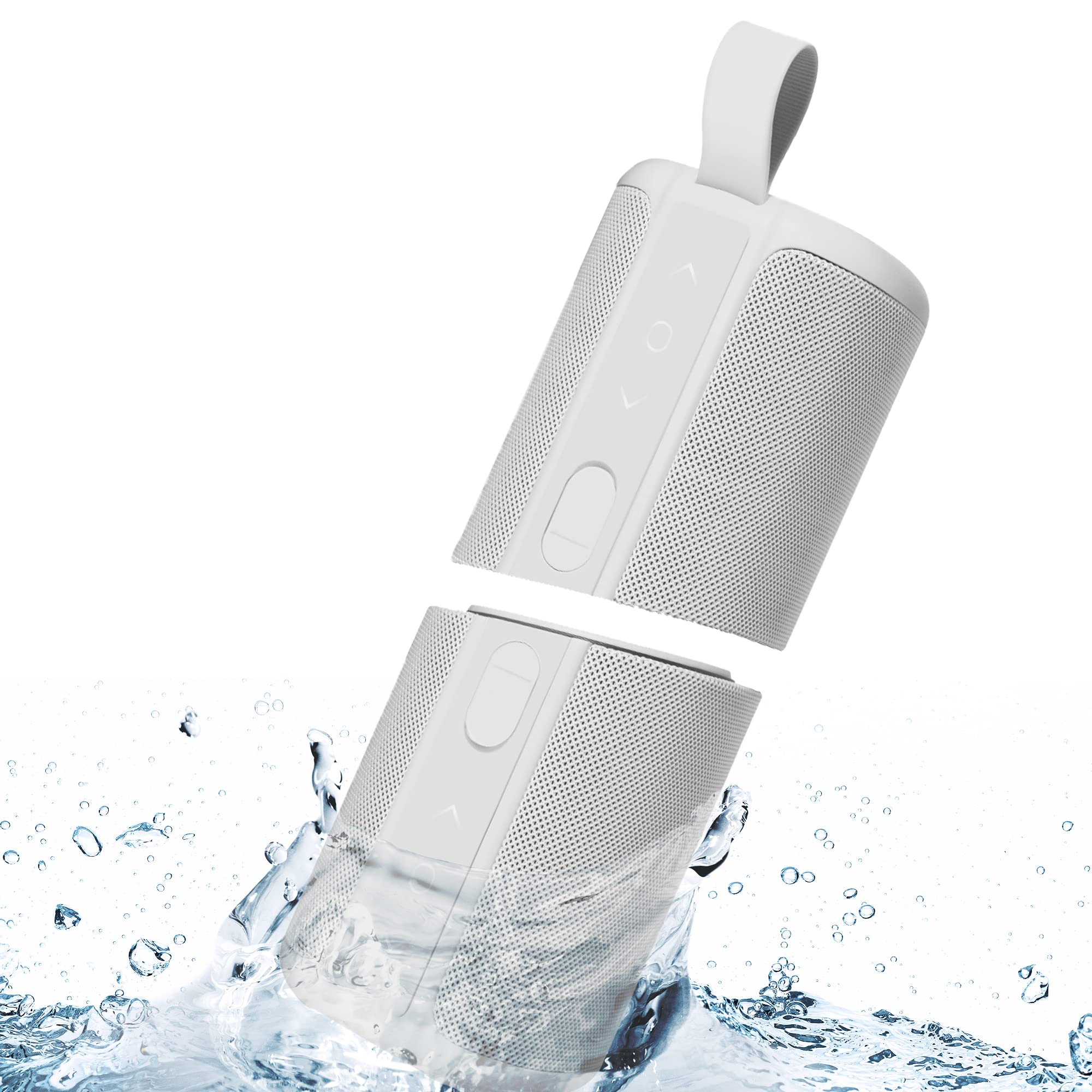 Kove Commuter 2 Portable Speaker   Concrete Bluetooth Speakers, Wireless With Hd Louder Volume, Deep Bass Subwoofer, Microphone, Ipx7 Water Resistant   Perfect Boom Box For Home, Outdoor Or Travel