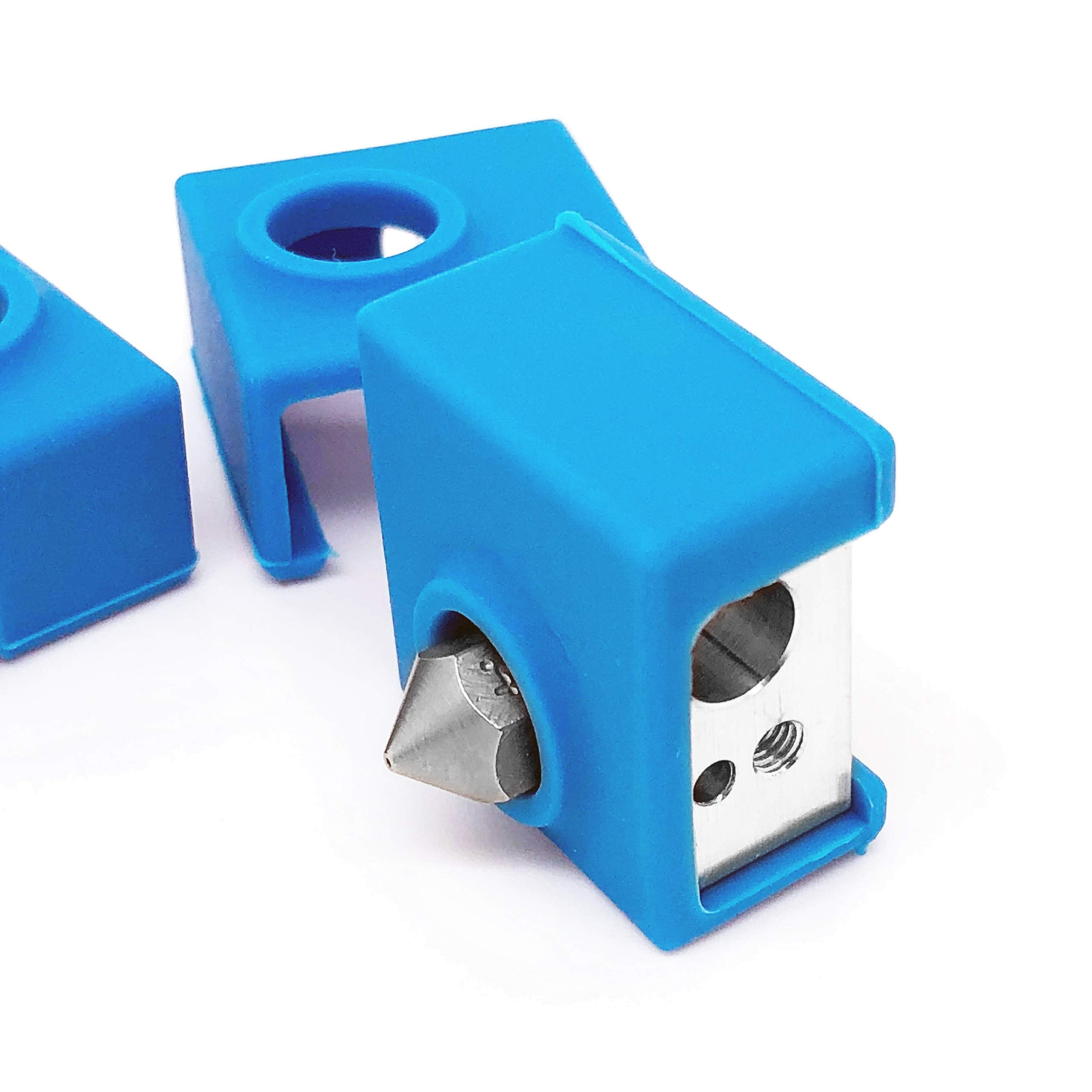 Micro Swiss Mk7/Mk8/Mk9 Silicone Socks For Cr10 / Ender 3 / Anet A8 Printers (Pack Of 3)