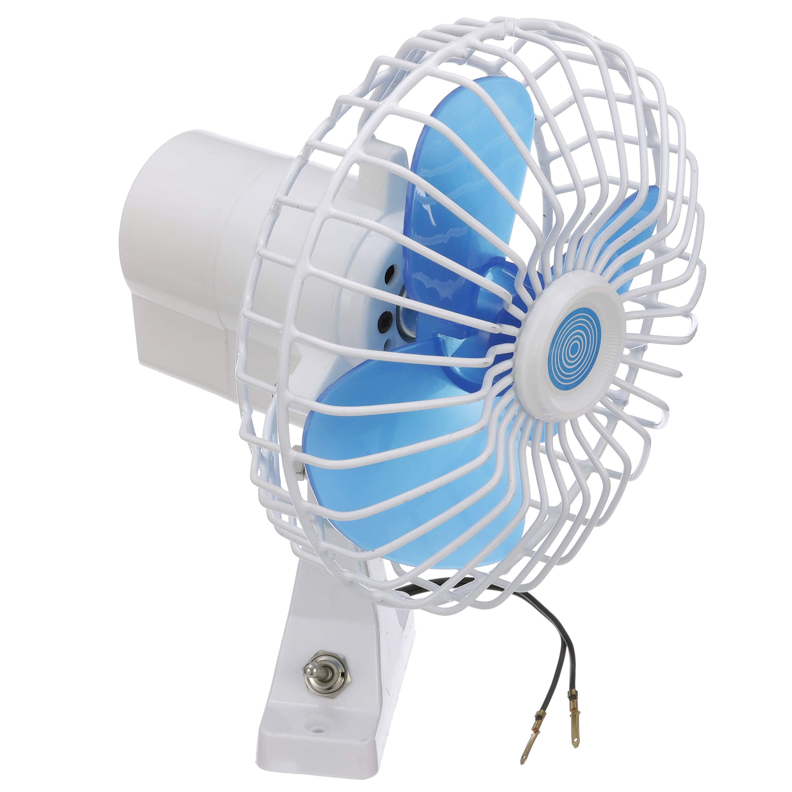 Seachoice 12V Dc Oscillating Fan, 6 In., 90 Degree Oscillating Motion