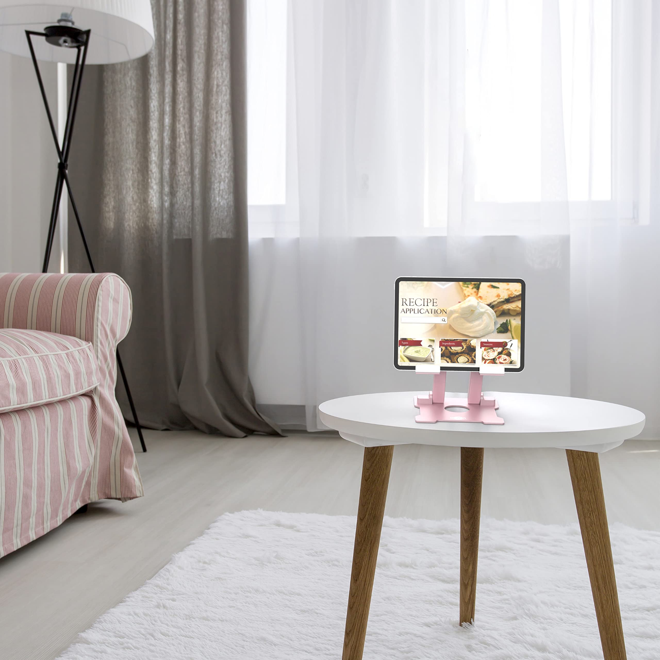 Kabcon Tablet Stand,?Updated? Adjustable Eye Level Aluminum Solid Desktop Stand Holder,Compatible With Ipad Series,Microsoft Sur