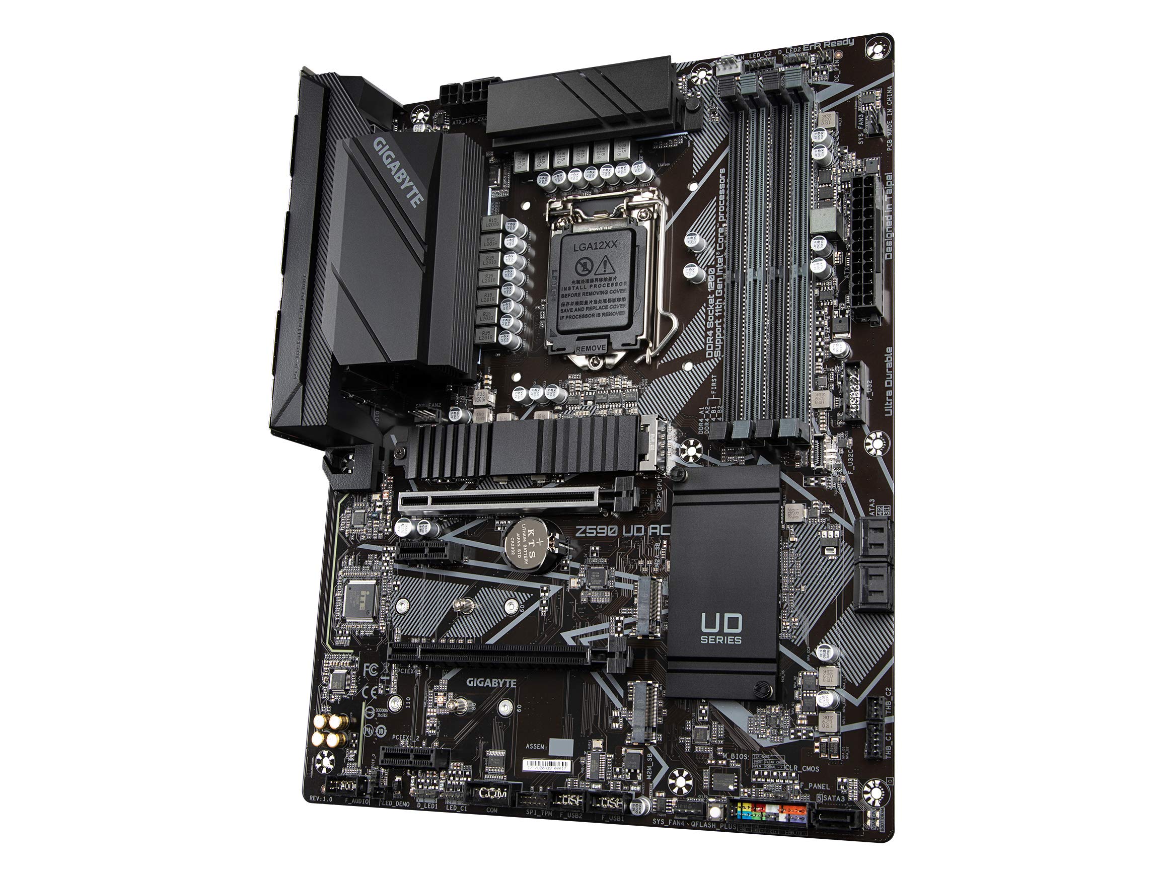 Gigabyte Z590 Ud Ac (Lga 1200/ Intel Z590/ Atx/Triple M.2/ Pcie 4.0/ Usb 3.2 Gen 2/ Intel Wireless Ac/ 2.5Gbe Lan/Motherboard)
