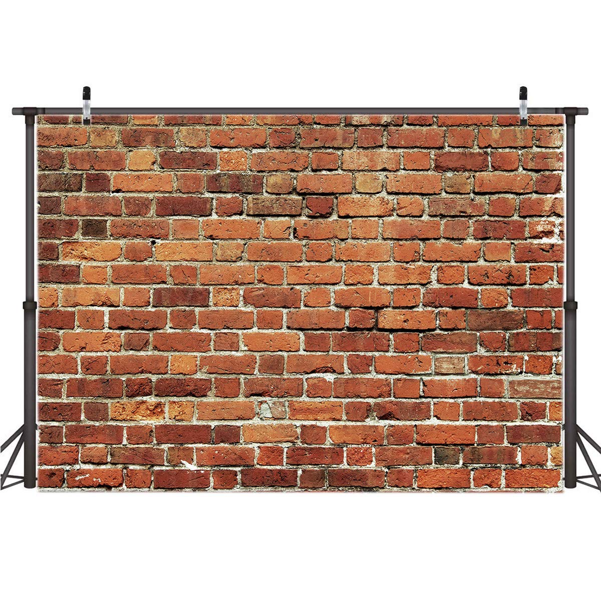 Aiikes 7X5Ft Red Brick Wall Backdrop Brick Photography Backdrops Baby Birthday Party Graduation Home Decoration Background Photo Booth Studio Prop Banner 11 506