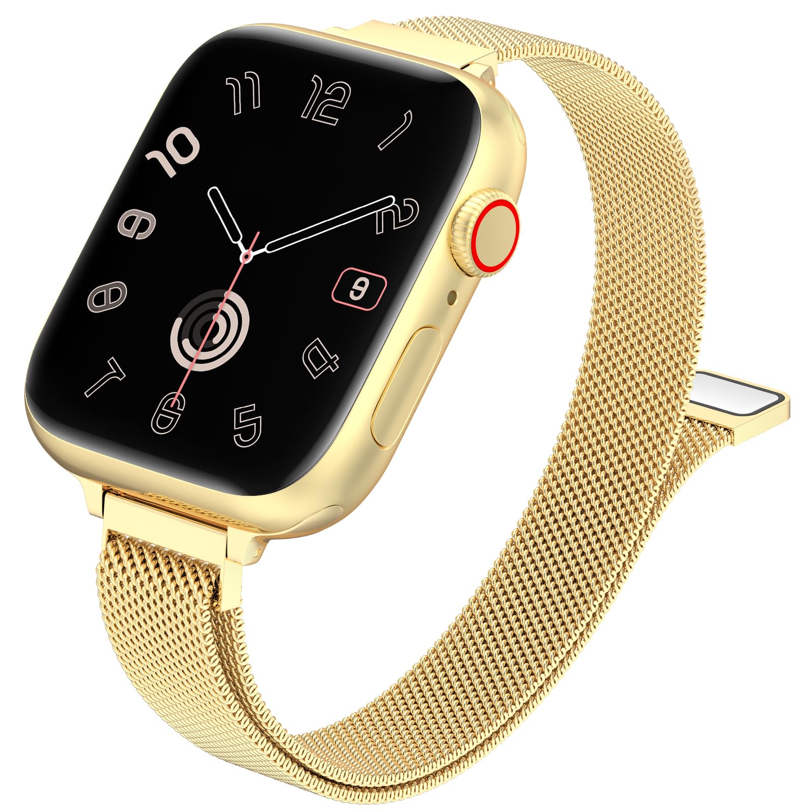 Marge Plus Slim Milanese Loop Compatible With Apple Watch Band For Women 40Mm 41Mm 38Mm 42Mm 44Mm 45Mm 49Mm 42Mm 46Mm, Stainless