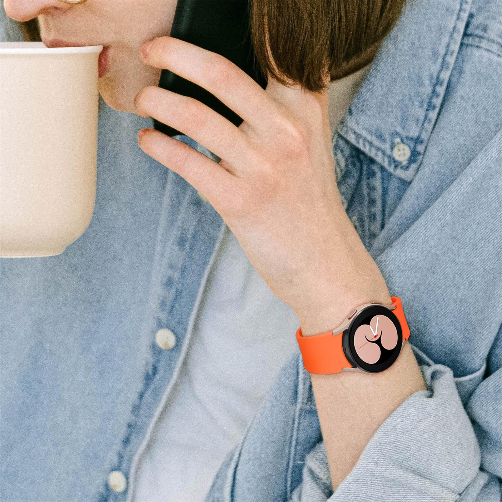 Apbands 20Mm Band Compatible For Samsung Galaxy Watch 4 44Mm 40Mm/Galaxy Watch 4 Classic 42Mm 46Mm/Active/Galaxy Watch 3 41Mm/Ga