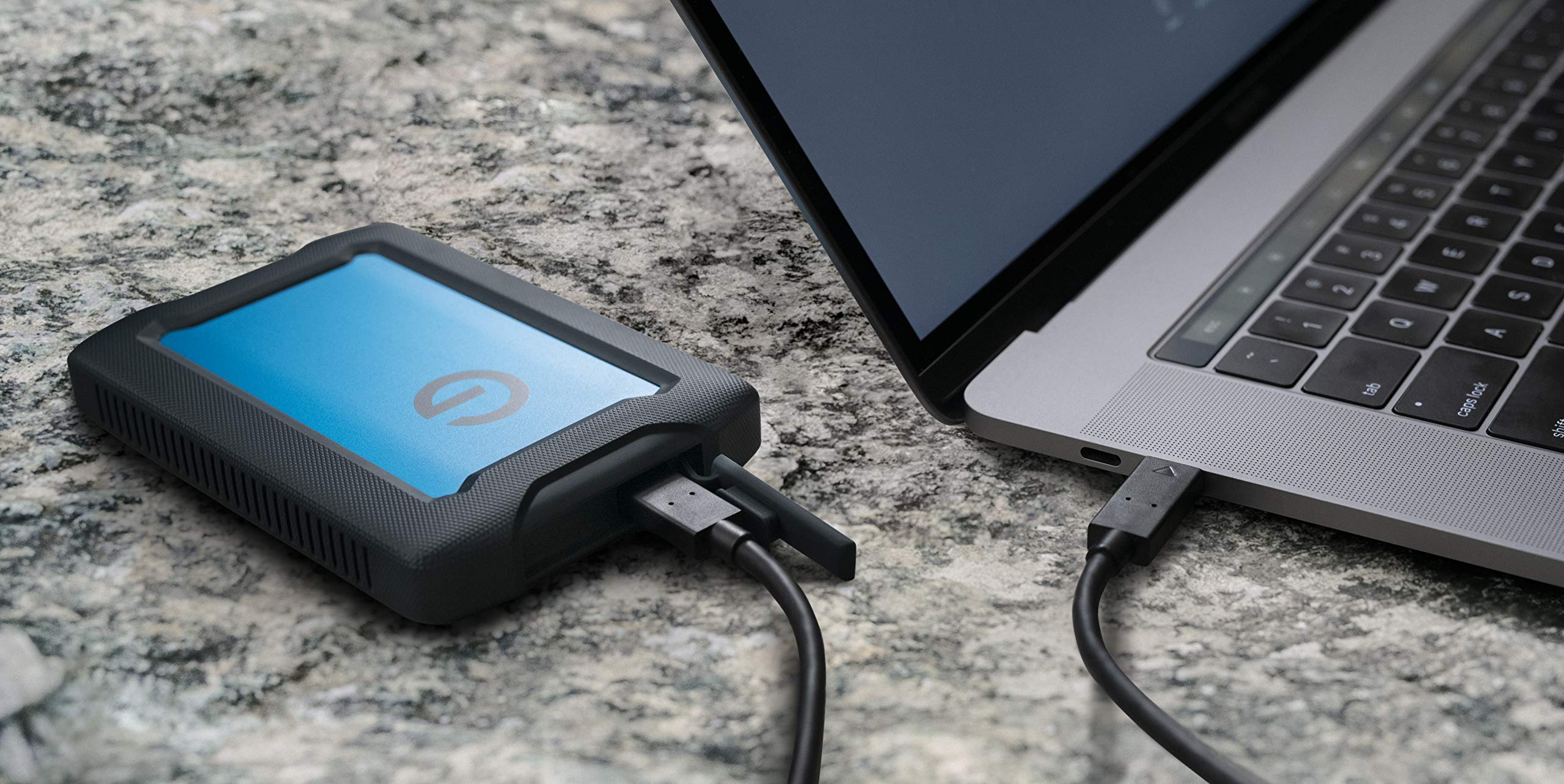 G-Technology 5Tb Armoratd All-Terrain Rugged Portable External Hard Drive - Usb-C, Usb 3.1 Gen 1 - 0G10478-1