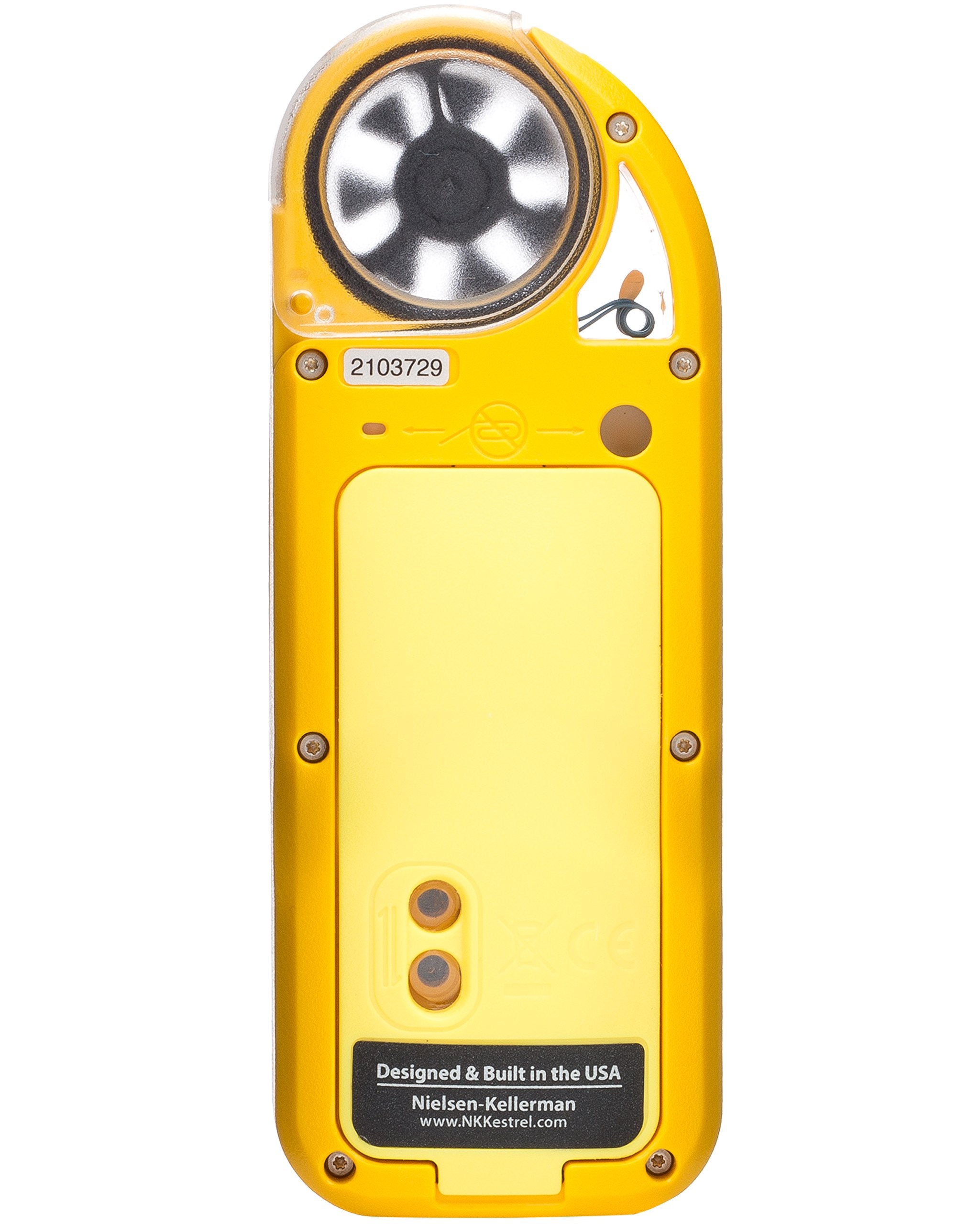 Kestrel 5500 Pocket Weather Meter With Link And Vane Mount, Yellow