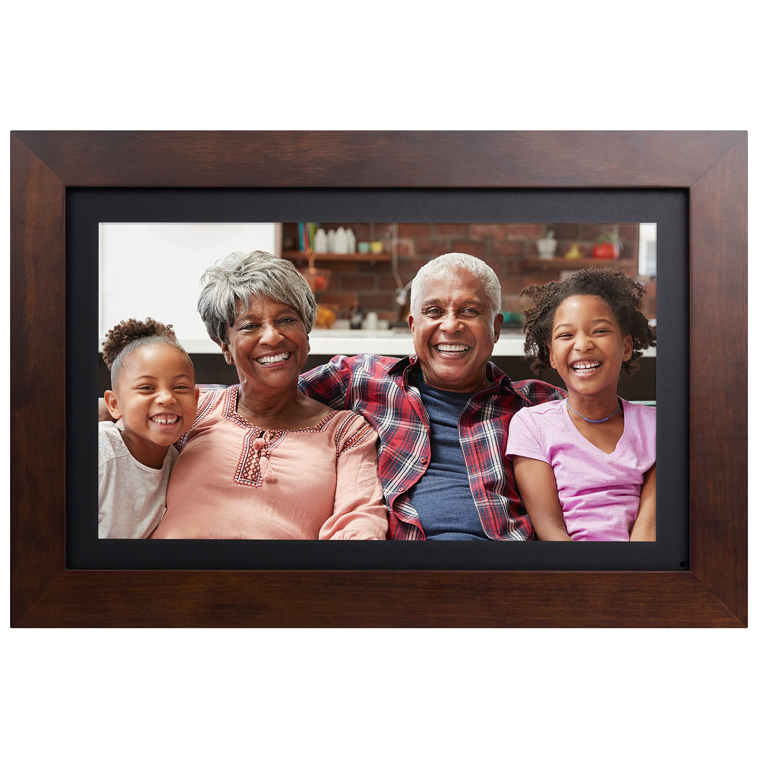 Brookstone Photoshare 14    Smart Digital Picture Frame, Send Pics From Phone To Frames, Wifi, 8 Gb, Holds 5,000+ Pics, Hd Touch