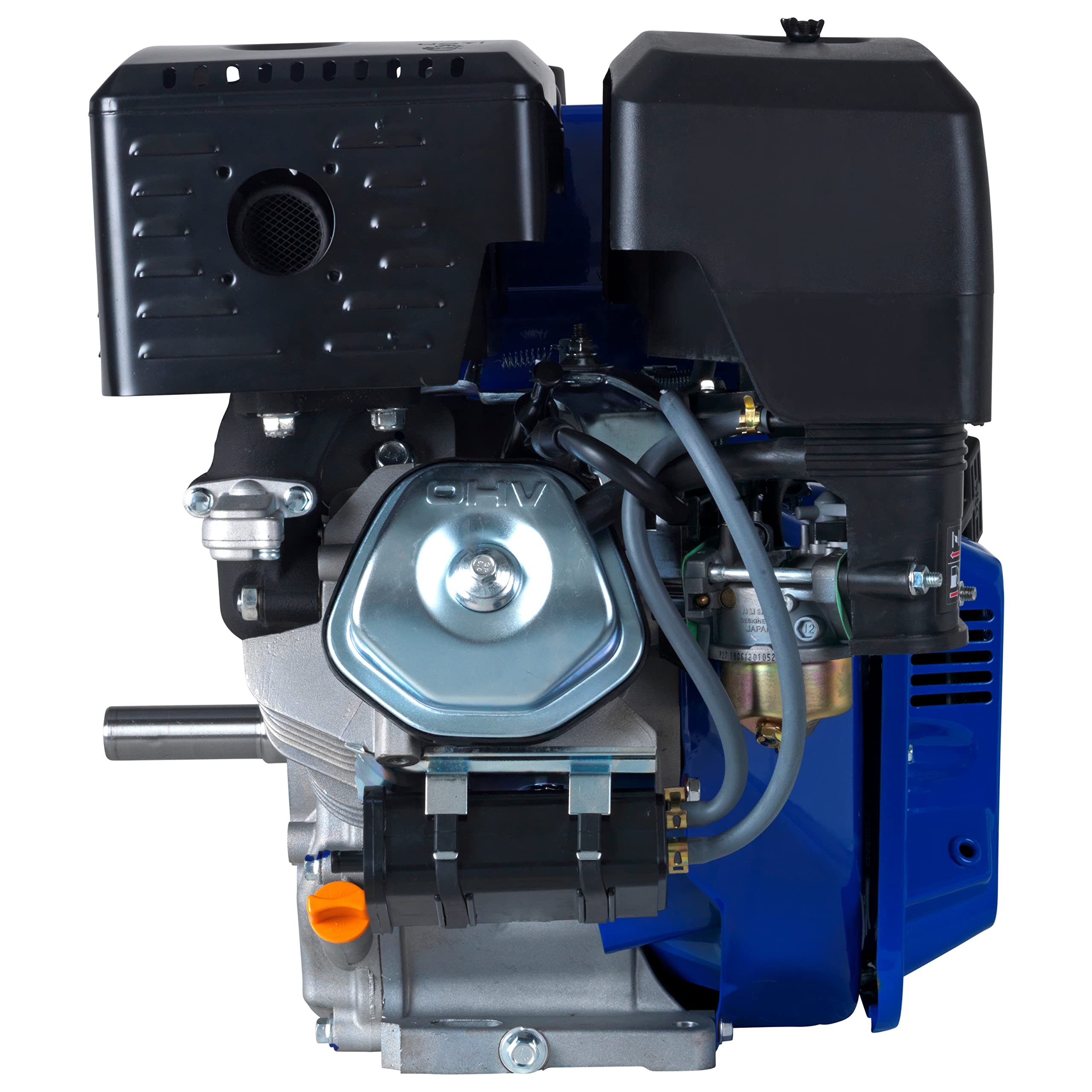 Duromax Xp18Hpe 440Cc Recoil/Electric Start Gas Powered 50 State Approved, Multi-Use Engine, Xp18Hpe, Blue