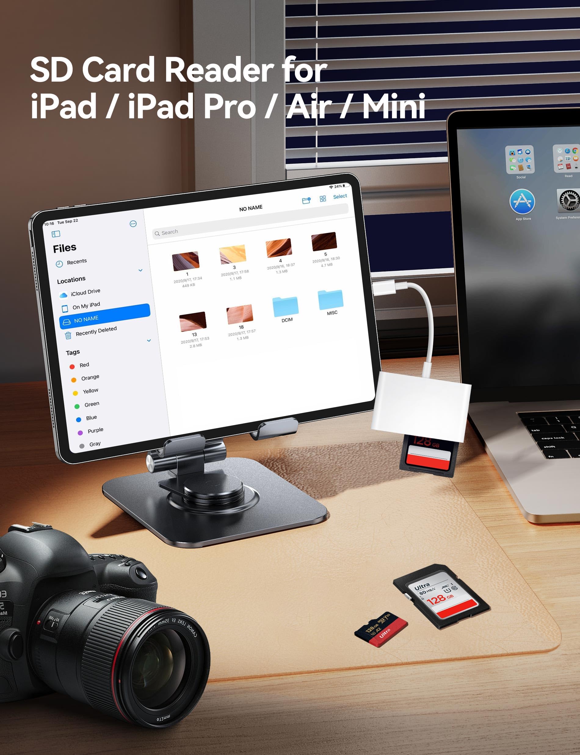 Usb C To Sd Card Reader, Sd Card Adapter With Sd Microsd Usb 3 Ports, Bnmxtek Usbc Memory Card Reader For Iphone 15 Pro Max, Ipa