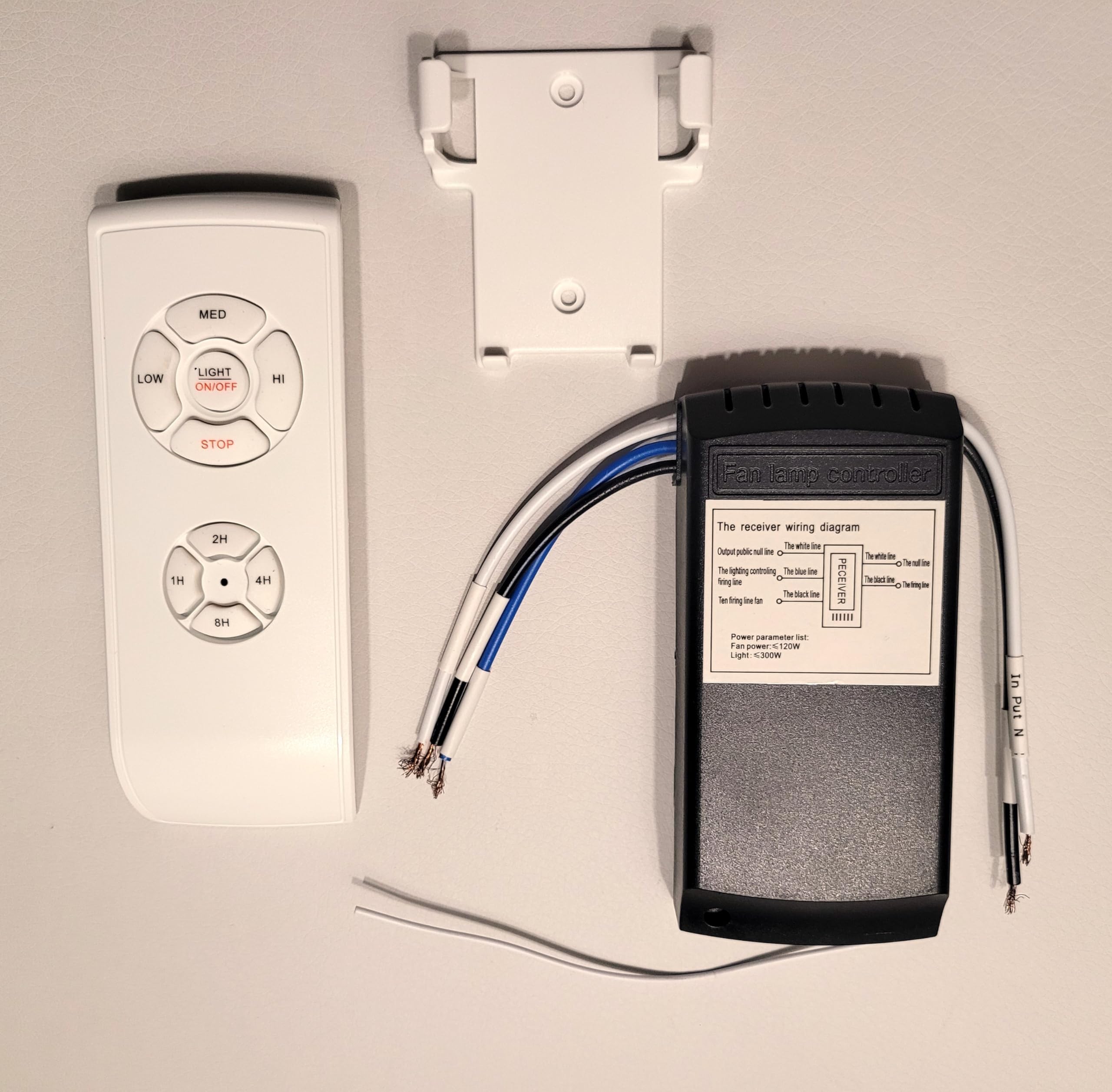 3-in-1 Ceiling Fan Light Timing & Speed Remote Universal Ceiling Fan Remote Control Kit, Compatible with Breeze/Hunter/Harbor/Ho