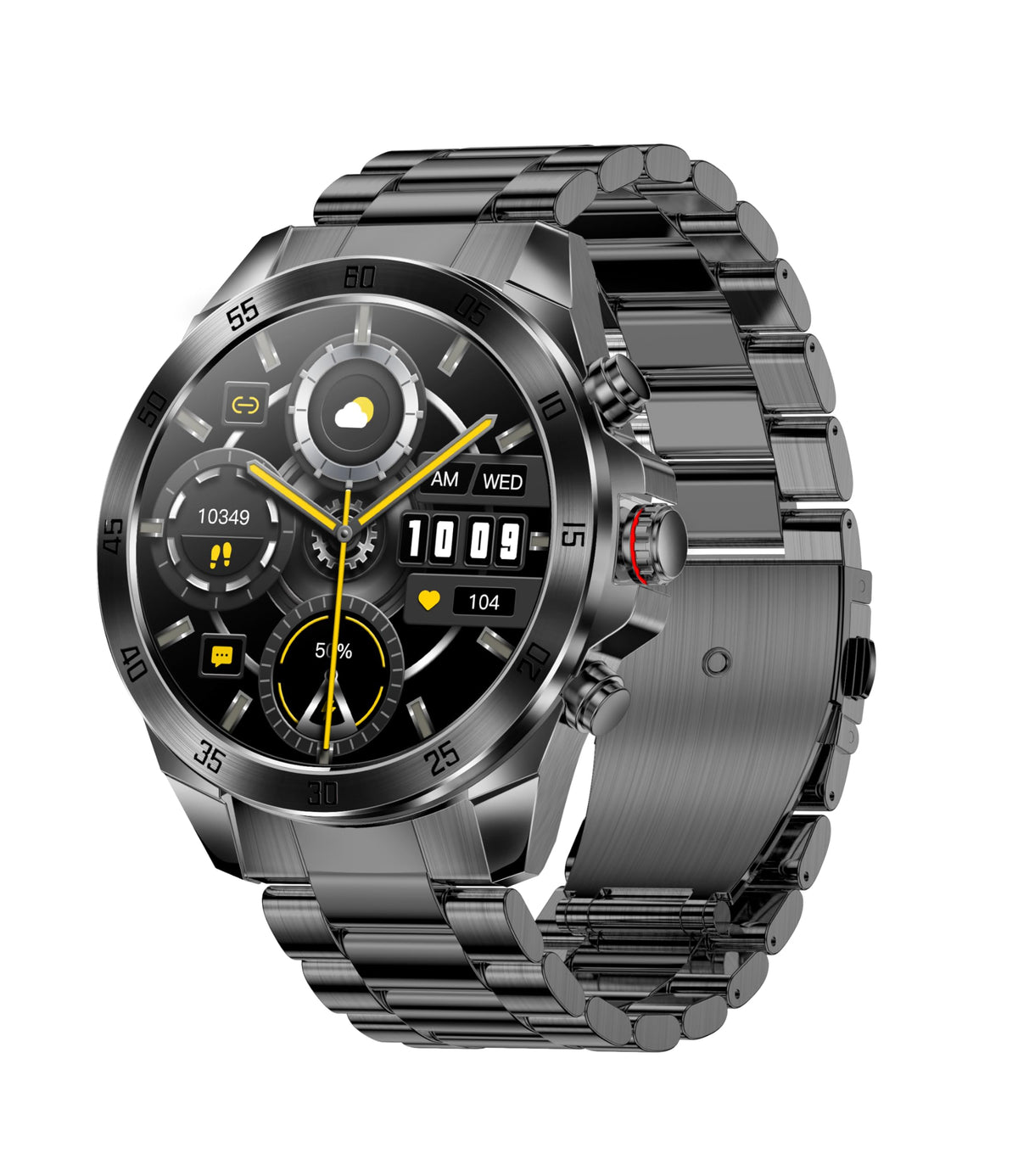 Alphagear Commander Smartwatch For Iphone & Android, Rugged Smart Watch (Answer/Make Call), Wellness Tracker With 1.43 '' Amoled