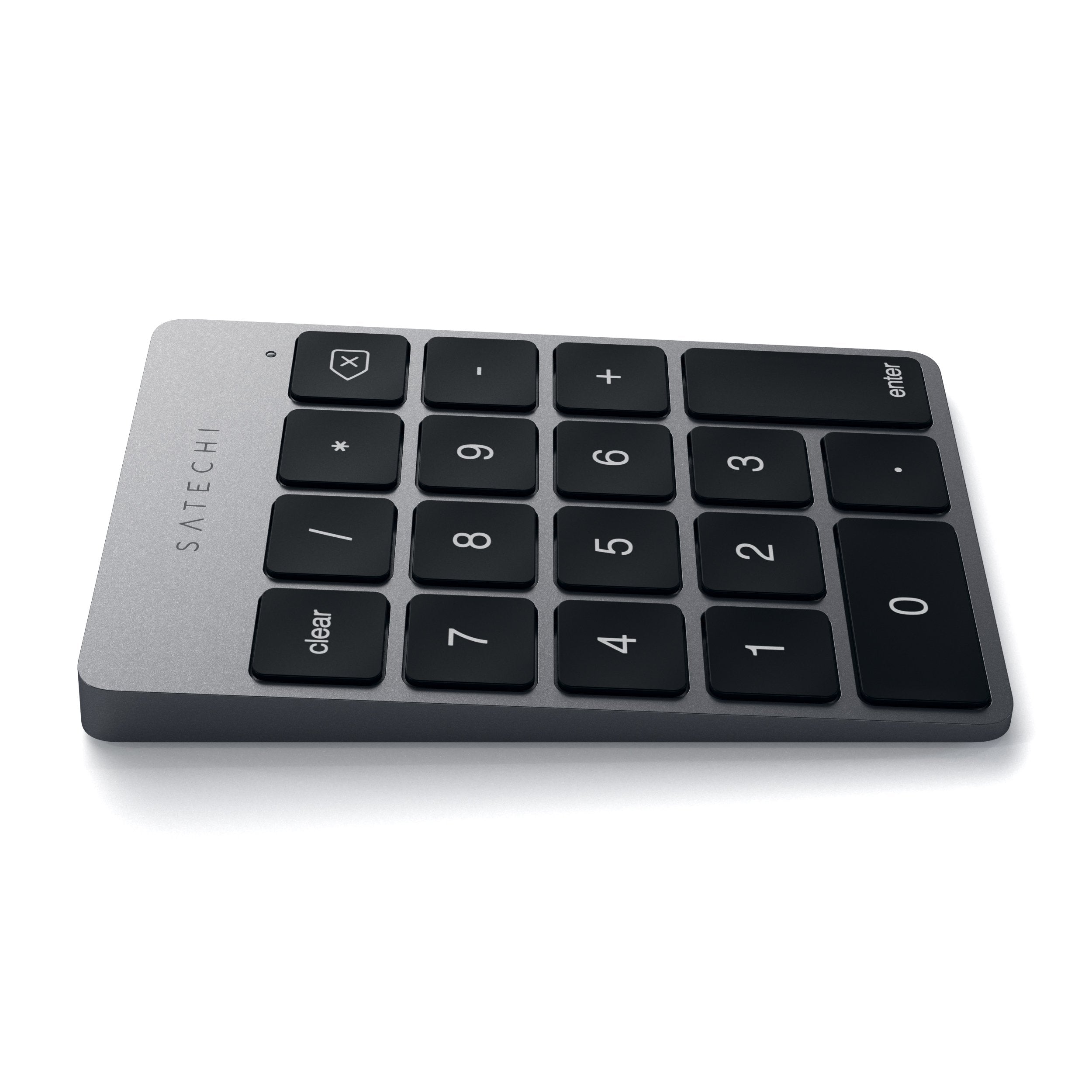 Satechi Slim Aluminum Bluetooth Wireless Keypad 18 Key Numpad Keyboard Extension � For Imac Pro, Imac, Mac Mini, Macbook Pro/Air, Windows, Pc, Laptop And More   Space Gray