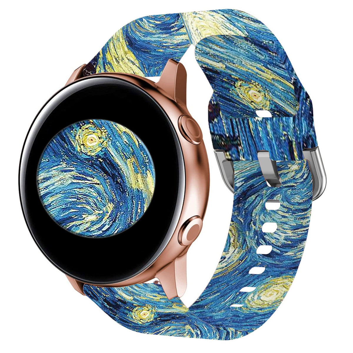 Watch Bands Compatible For Samsung Galaxy Watch 3 Band 45Mm/Samsung Gear S3 Frontier/Galaxy Watch Band 46Mm Starry Sky Print Sof
