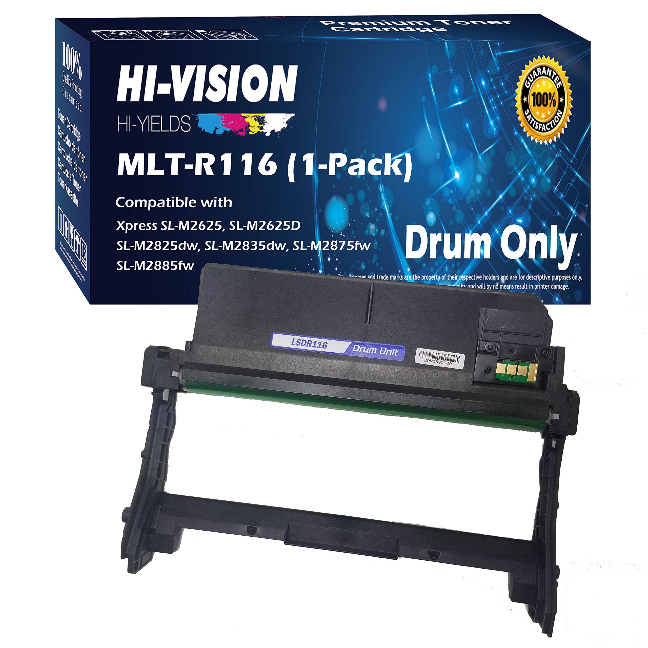 Hi Vision Hi Yields 1 Pack Drum Unit Compatible Mlt R116 Drum Unit Replacement For Mltr116 R116 Use With Xpress Sl M2835Dw M2885