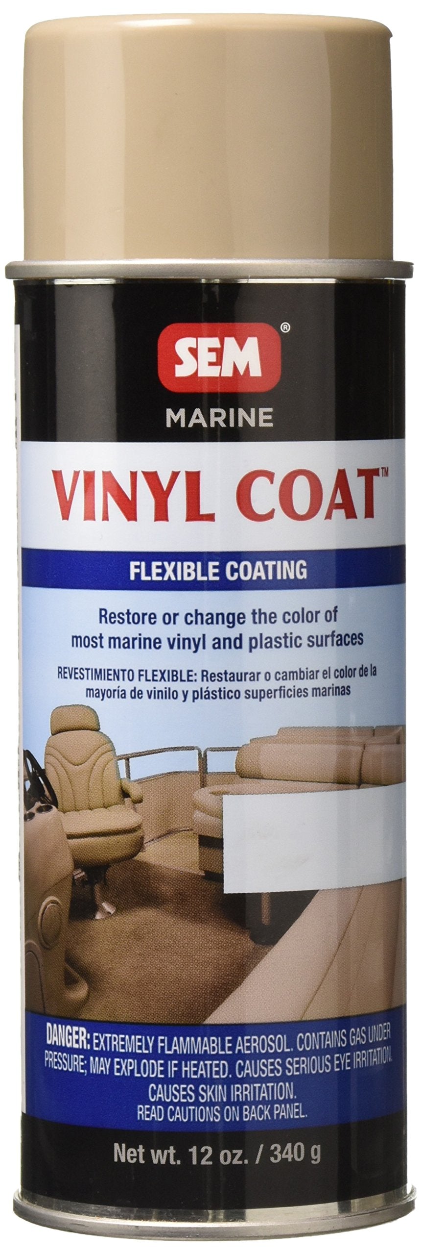 Sem M25153 Stingray Taupe Marine Vinyl Coat - 16 Oz.,WBAUVB003TQFRPA