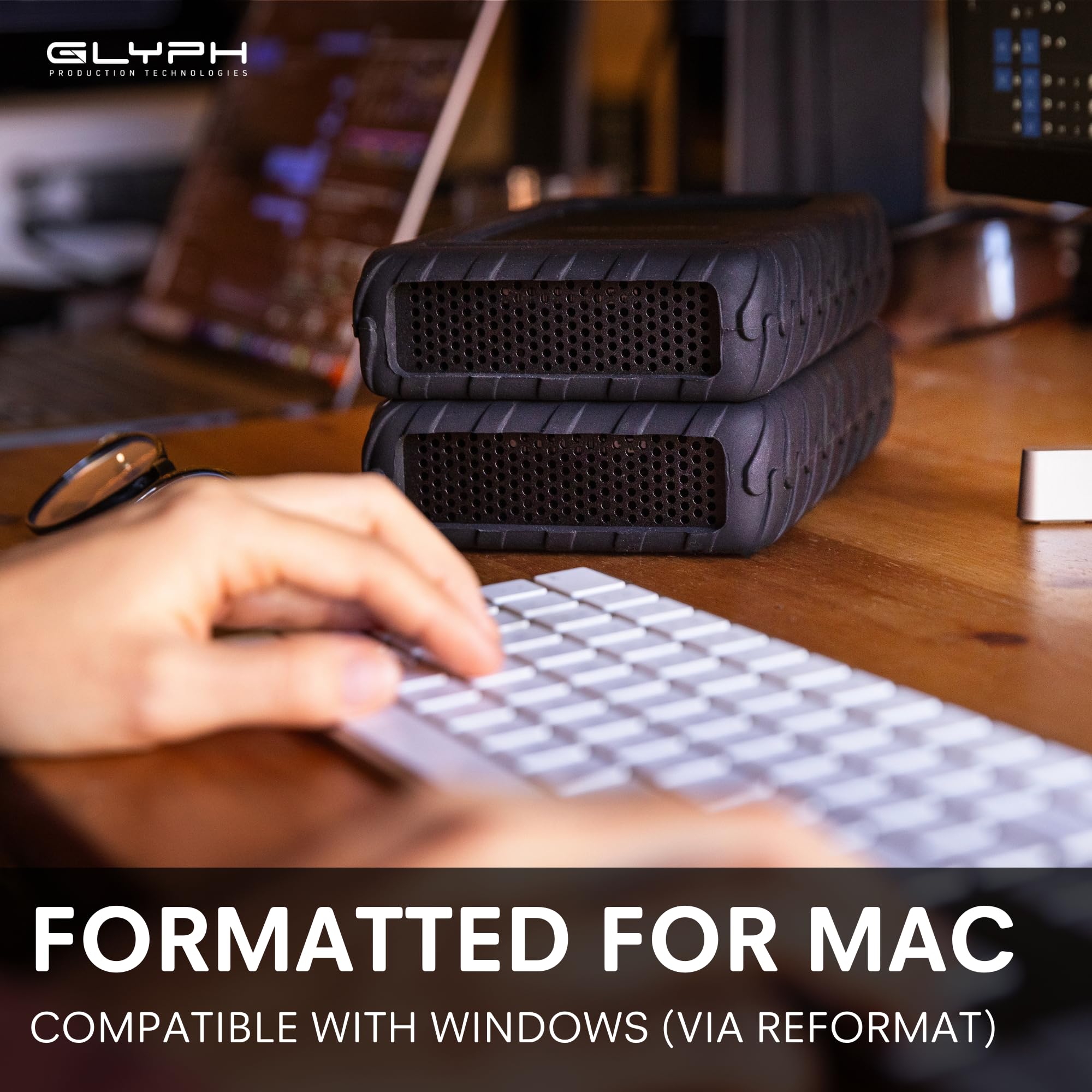 Glyph Blackbox Pro External Hard Drive 7200 Rpm, Usb-C (3.1,Gen2) (4Tb)