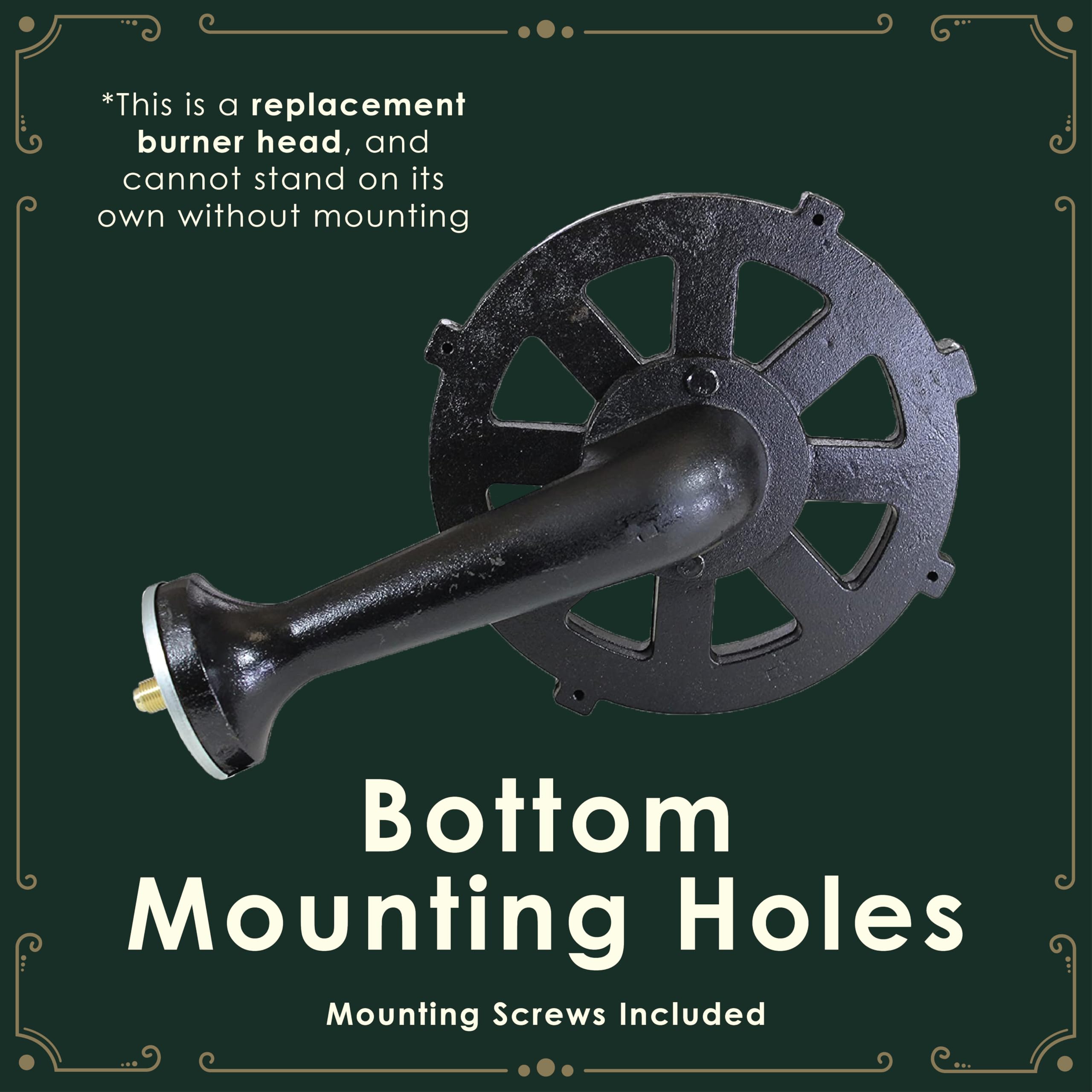 Concord Banjo Burner 10 Diameter Burner Head