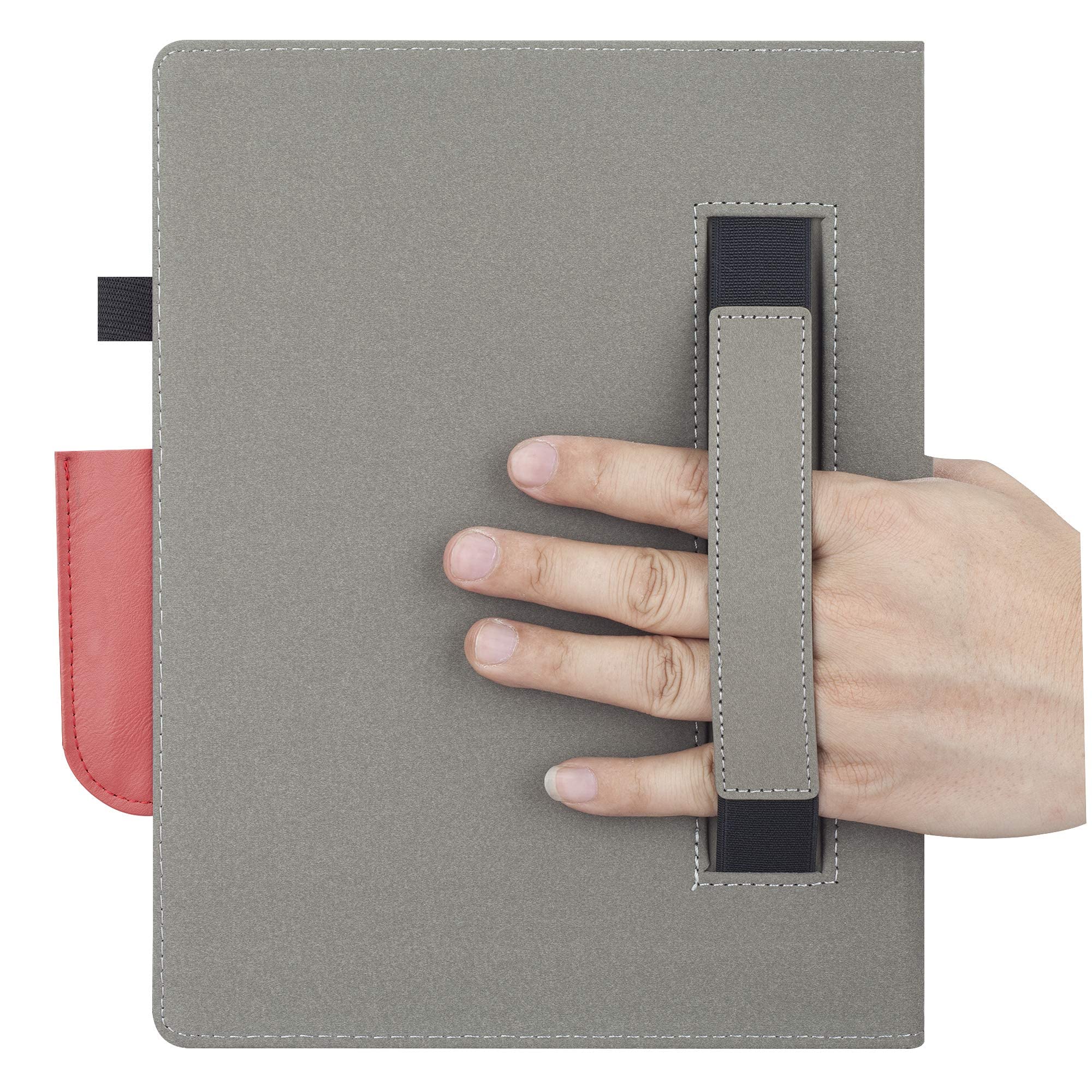Kuroko Book Folio Case Cover With Hand Strap And Pen Holder For Remarkable 2 10.3 Inch Digital Paper 2020 Released Red