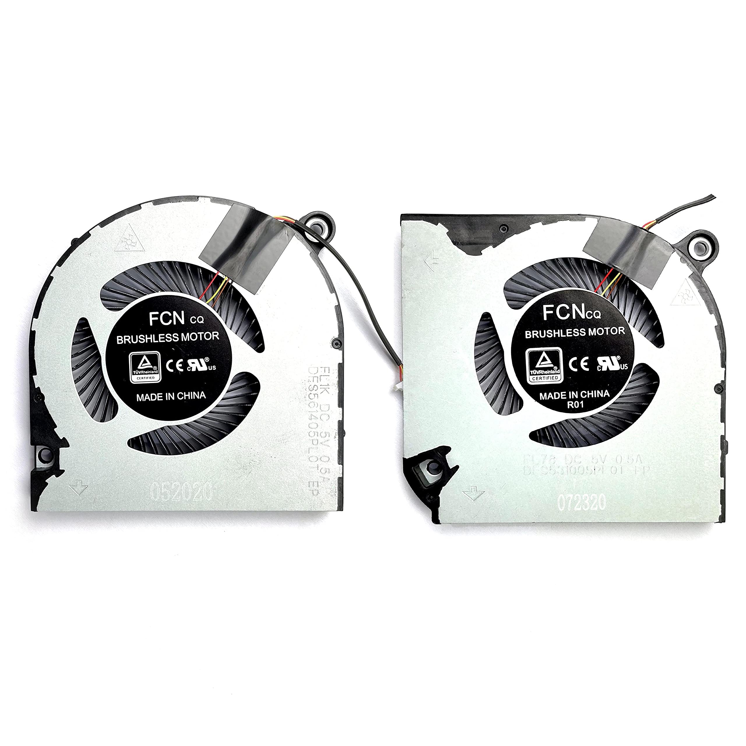 Bestparts New Cpu+Gpu Cooling Fan Replacement For Acer Nitro 5 An515 54 An515 54 51M5 An515 54 599H An515 54 5695 An517 51, Acer