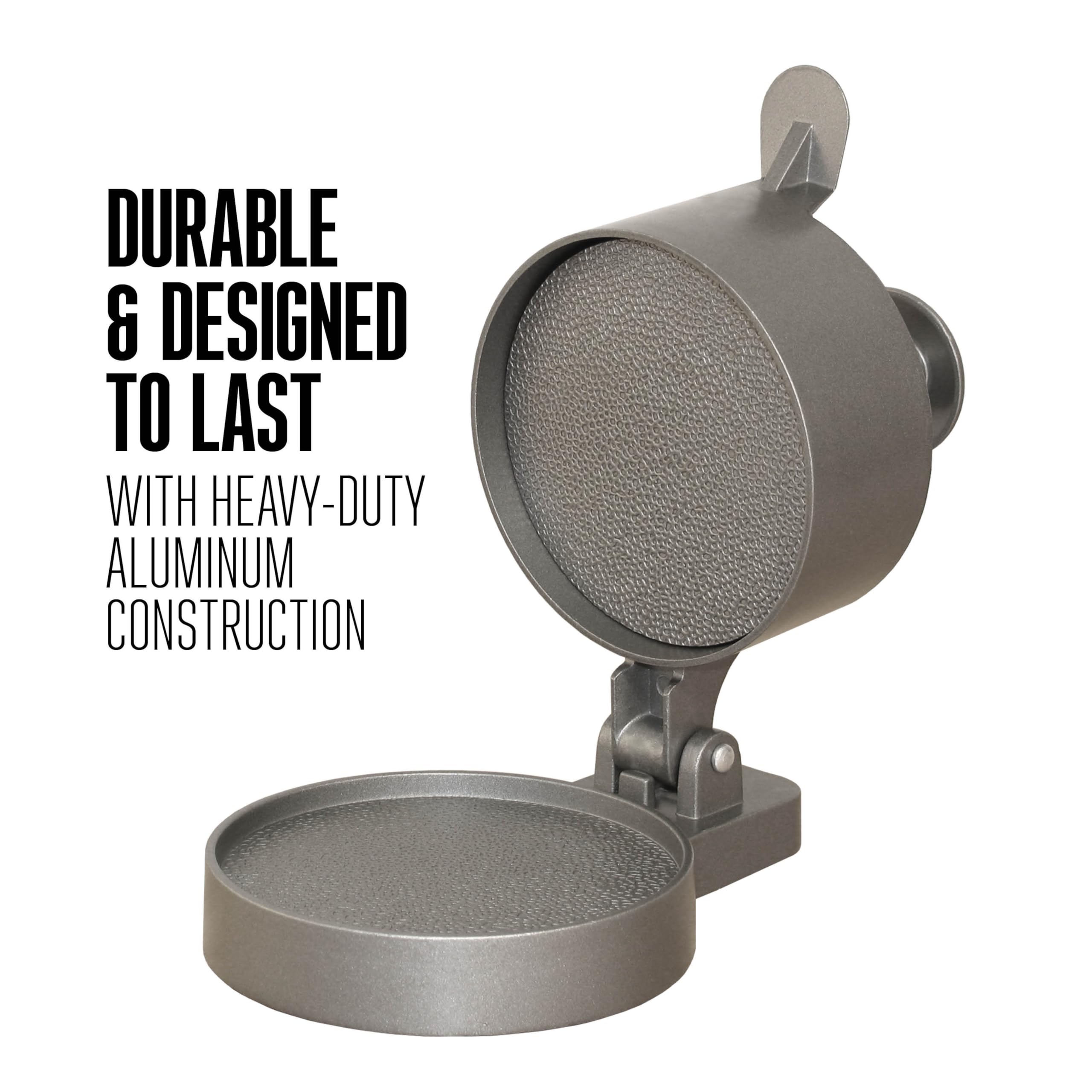 Weston Burger Press, Makes 4 1/2'' Diameter Patties For Hamburger, Crab Cakes, Sausage, 1/4Lb To 3/4Lb, Single, Non Stick Heavy