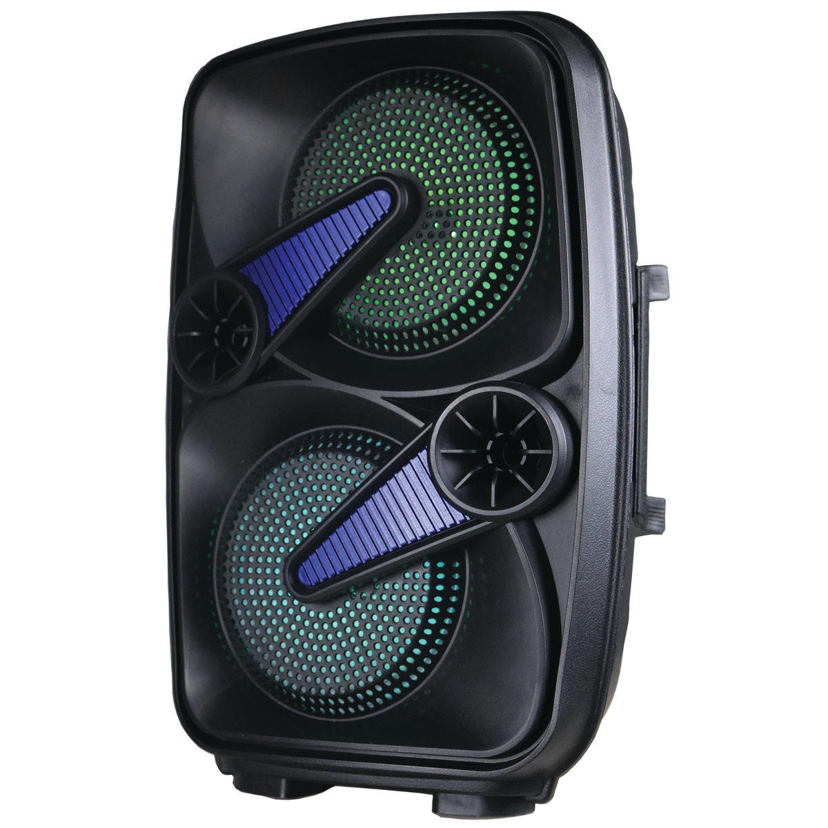 Iq Sound Iq 7265Djbt 2 X 6.5 Inch Bluetooth Speaker With True Wireless Technology, Flashing Lights On Woofer, Fm Radio, 1,000 Wa