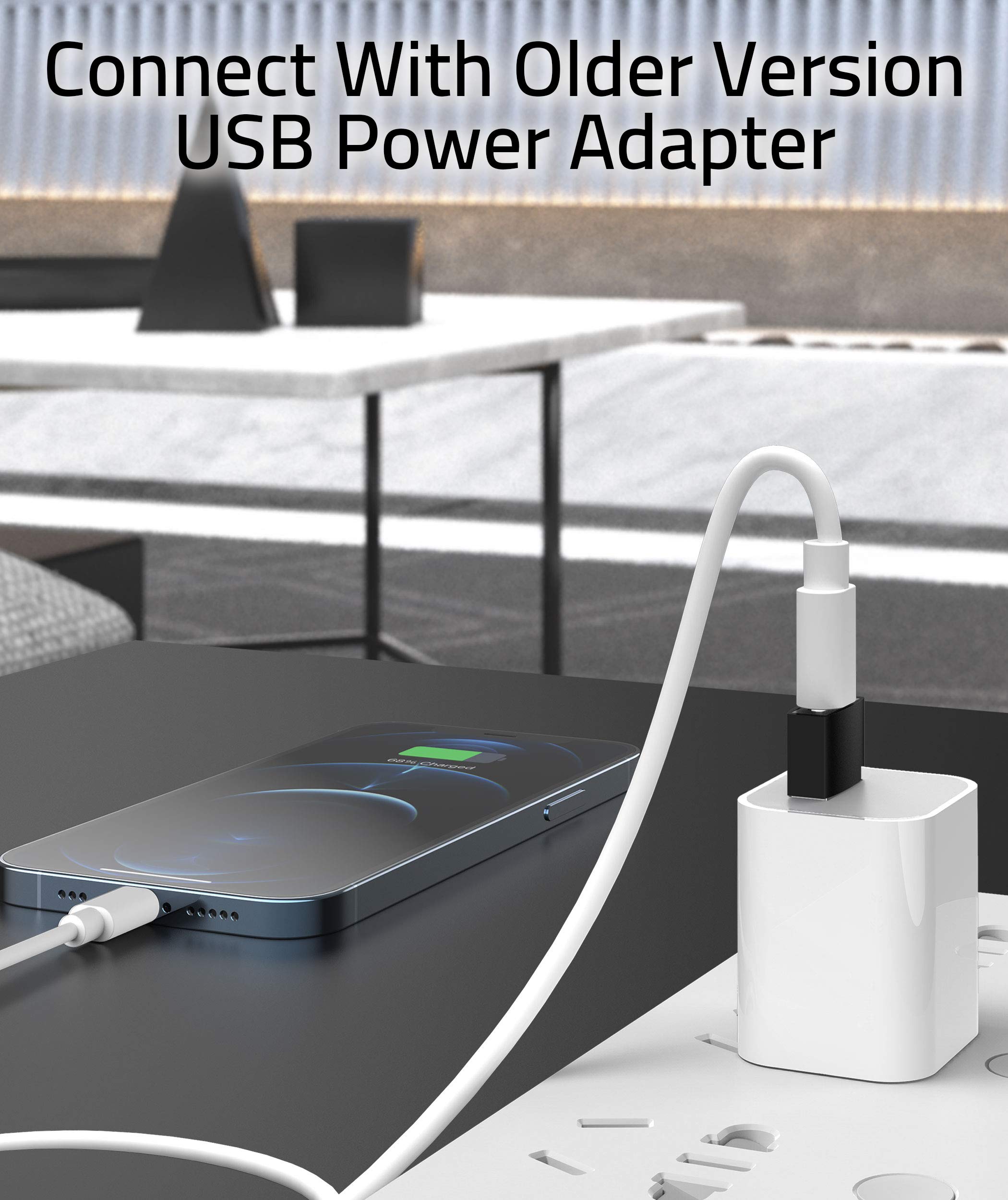 Syntech Usb C Female To Usb Male Adapter Pack Of 3 Type C To Usb A Converter Compatible With Iphone 15/14/13/12 Pro Max Ipad Air