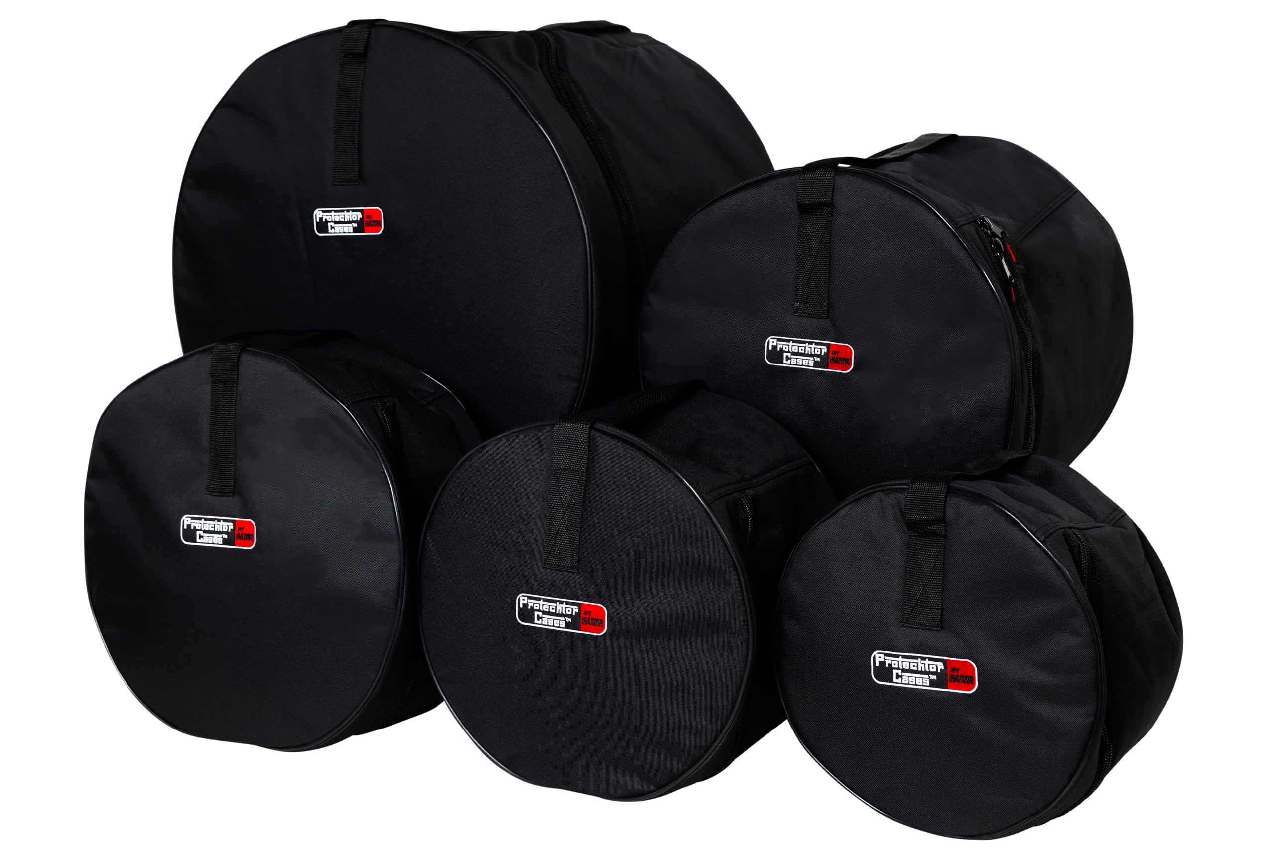 Gator Cases Jazz Fusion Drum Set Bags: 20''X16'', 12''X8'', 10''X7'', 14''X14'', 5.5''X14''; (Gp Jazzfs 100)