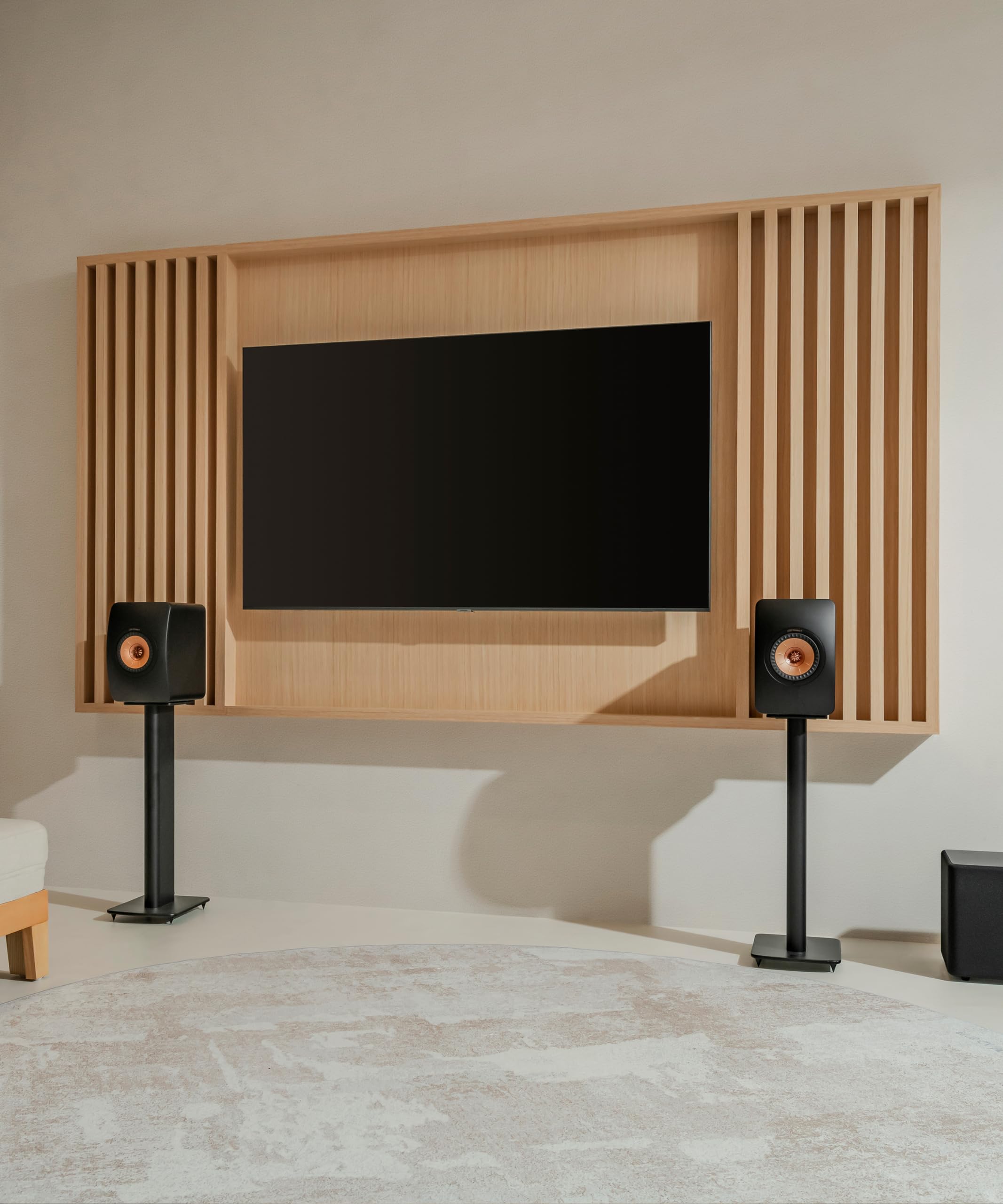 Kef Ls50 Wireless Ii Powered Bookshelf Speakers   Pair (Carbon Black)