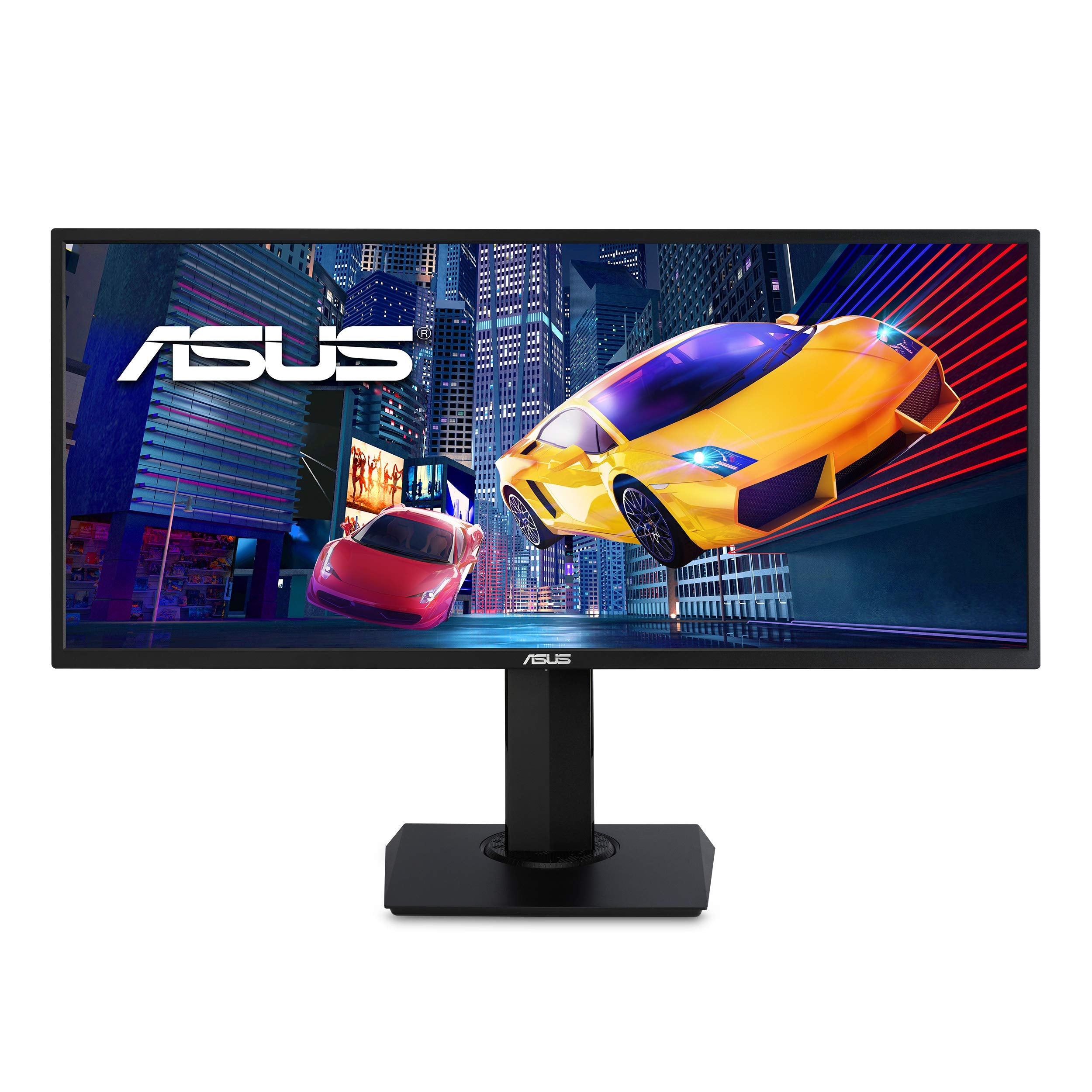 Asus Vp348Qgl 34    Ultra Wide Freesync Hdr Gaming Monitor 75Hz 1440P Eye Care Displayport Hdmi,Black