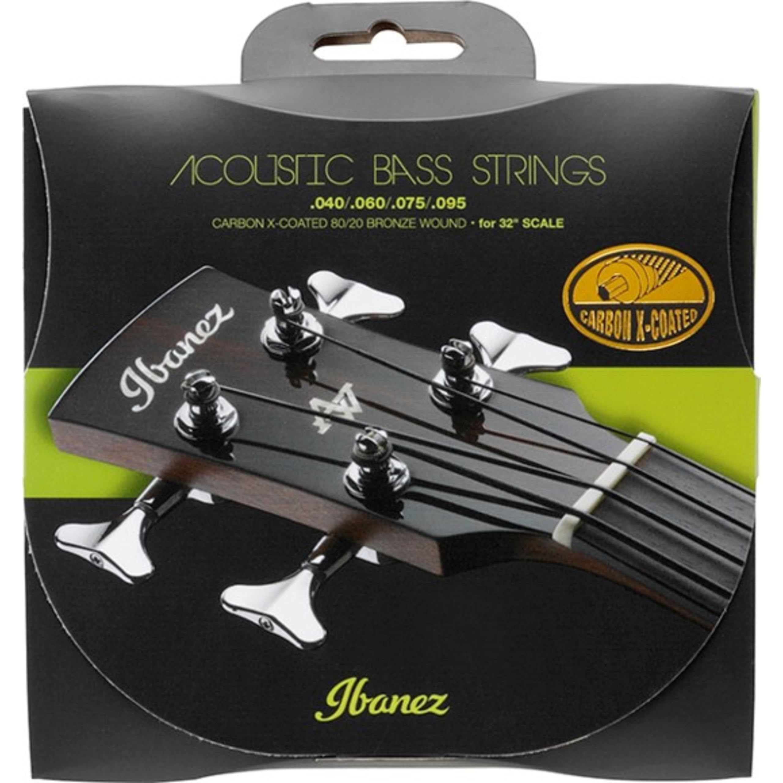 Ibanez Carbon Coated Strings For 32 '' Scale Acoustic Bass   040 095 80/20 Bronze (Iabs4Xc32)