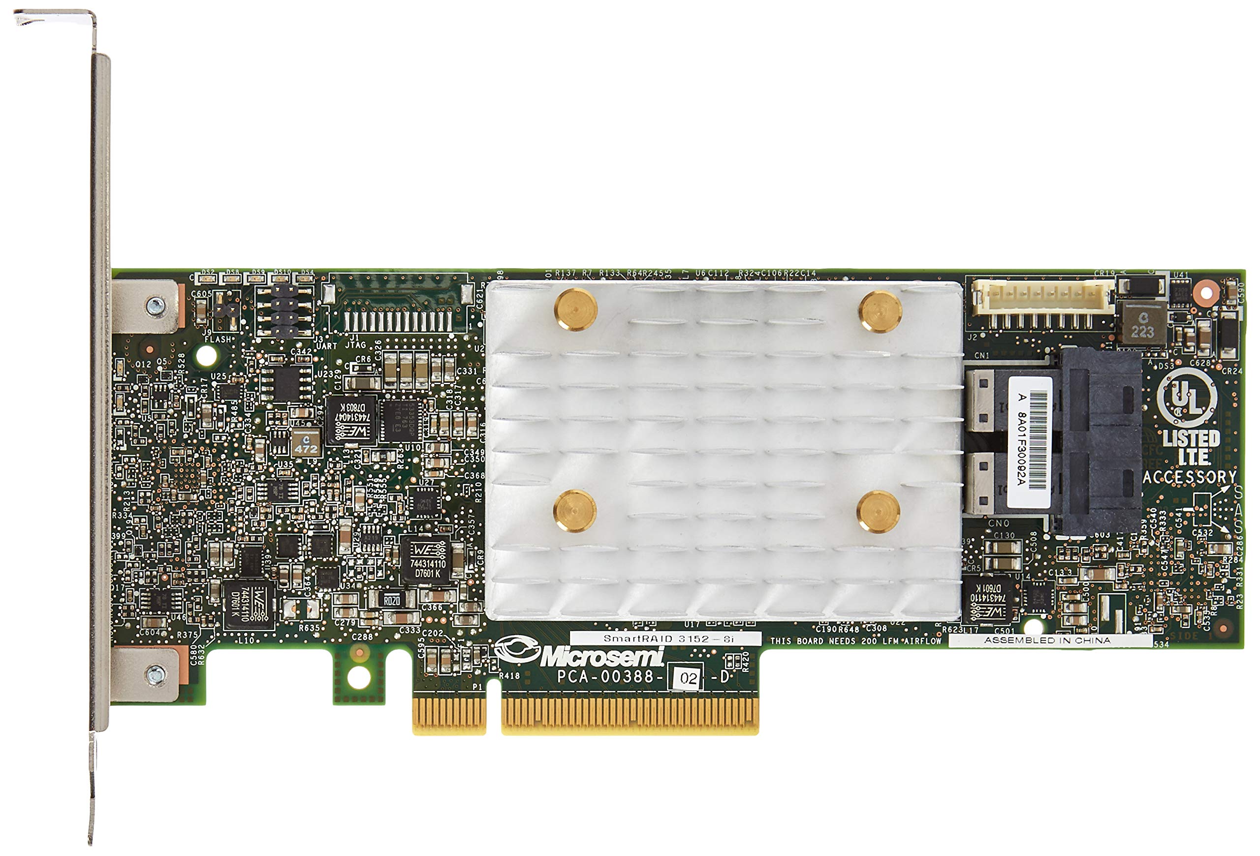 Adaptec CC 2290200R SmartRAID 3152 8PT 12Gbps MD2Low Profile RAID Adapter