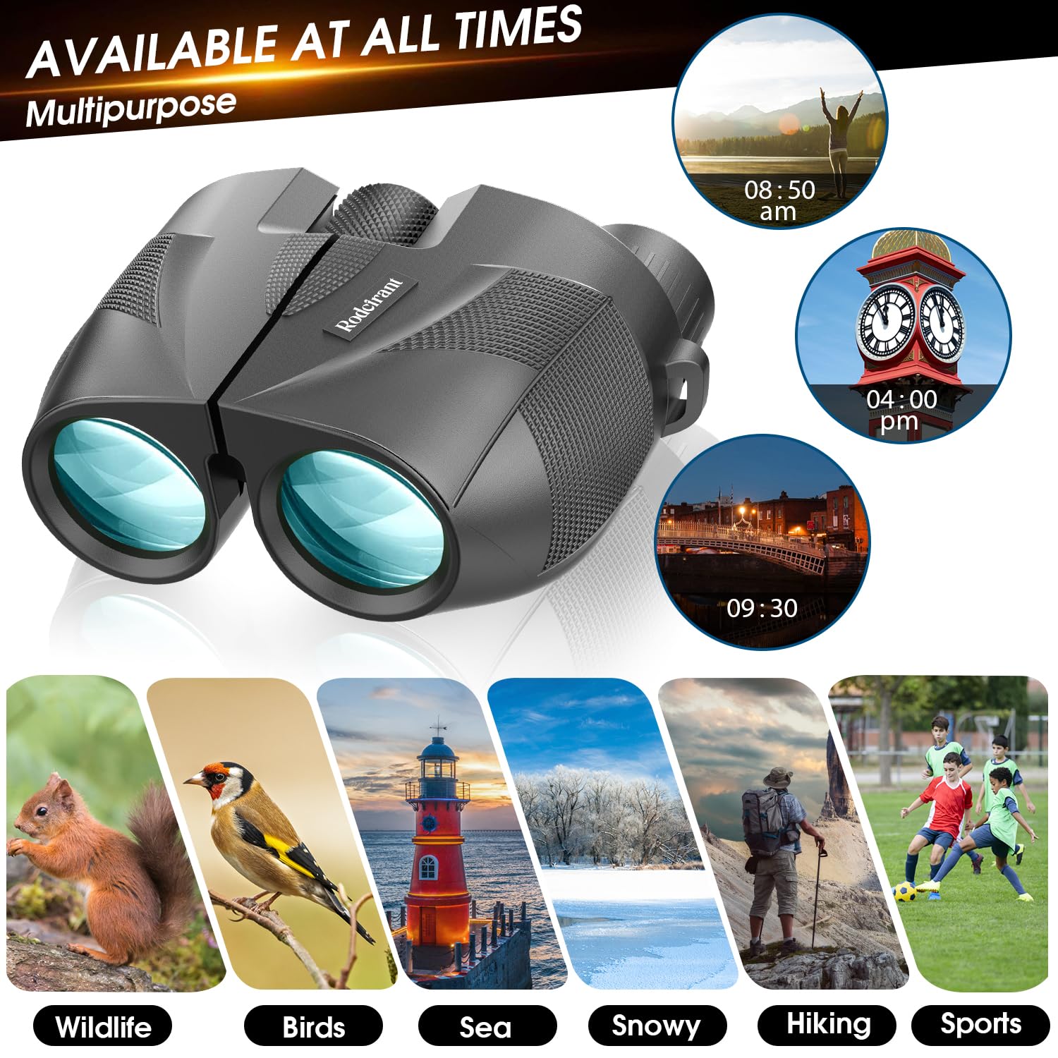 20X25 Compact Binoculars For Adults High Powered And Kids,Waterproof Binoculars For Hunters With Low Light Vision,Easy Focus Bir