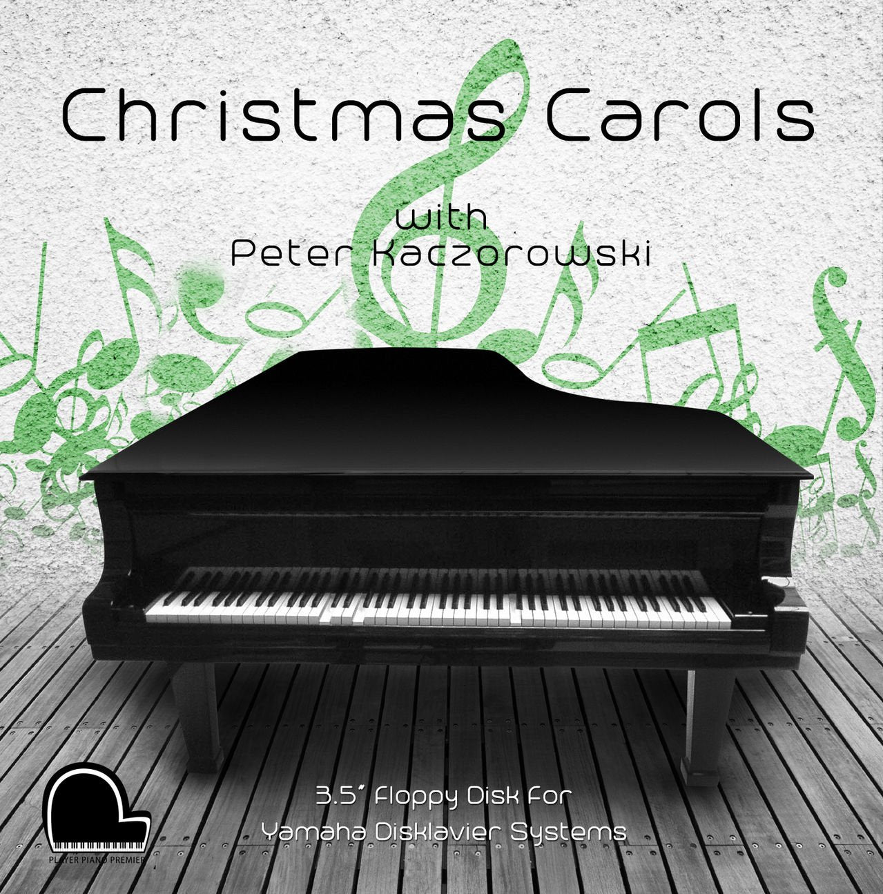 Player Piano Premier Music Compatible With Yamaha Disklavier Systems   Christmas Carols On 3.5'' Dd 720K Square Floppy Disk