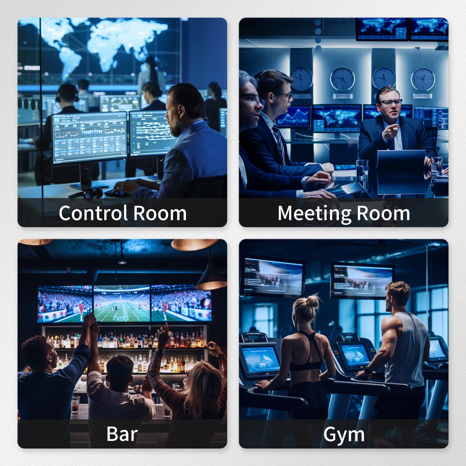 Tesmart 8X8 Hdmi Matrix 4K Matrix Switcher Support Edid, 4K@30Hz, 1080P 3D, Hdcp, 8 In 8 Out Hdmi Switch With Ir Remote Control,