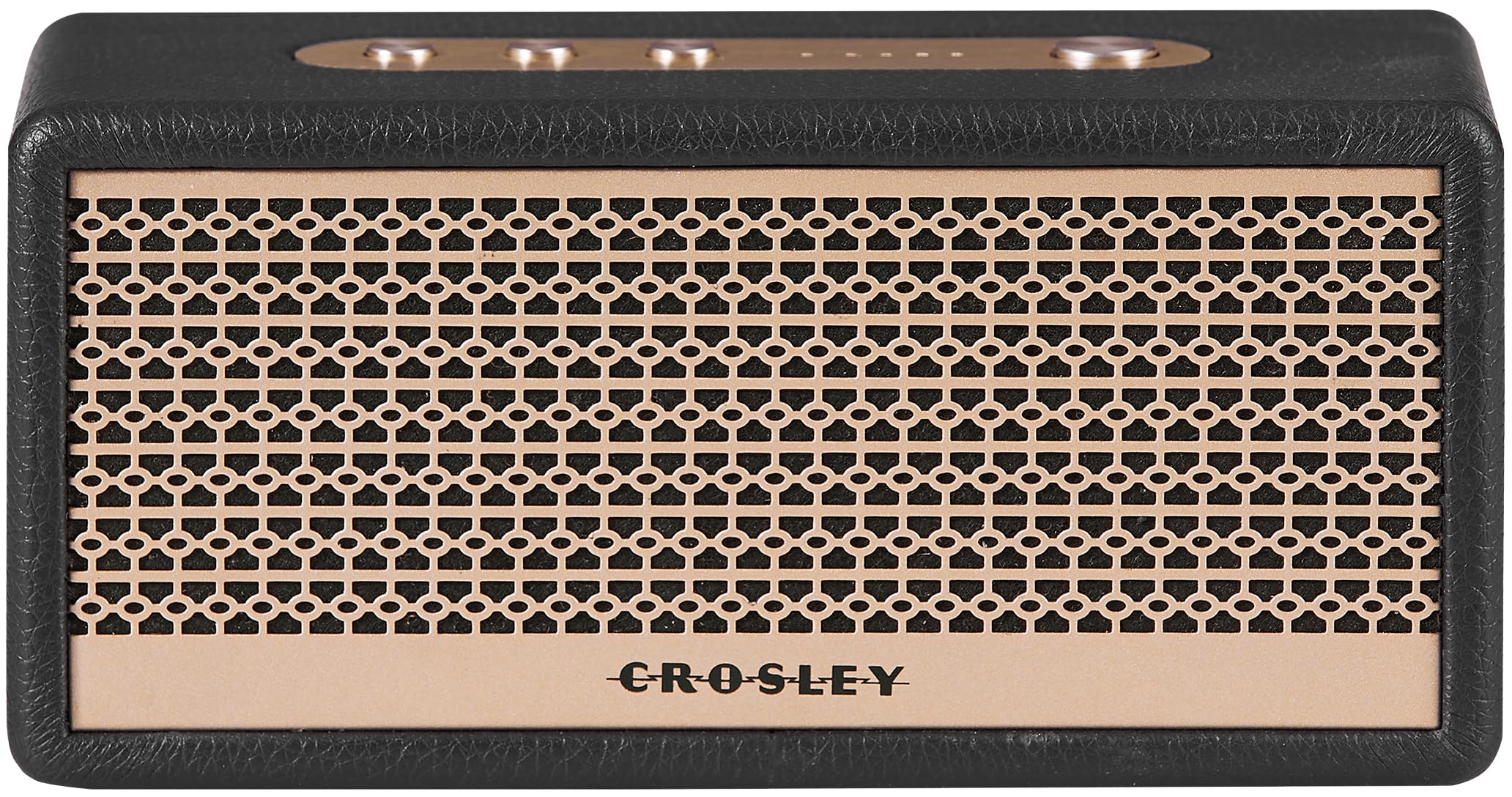Crosley CR3113A-BK Montero Small Portable Rechargeable Bluetooth Speaker, Black