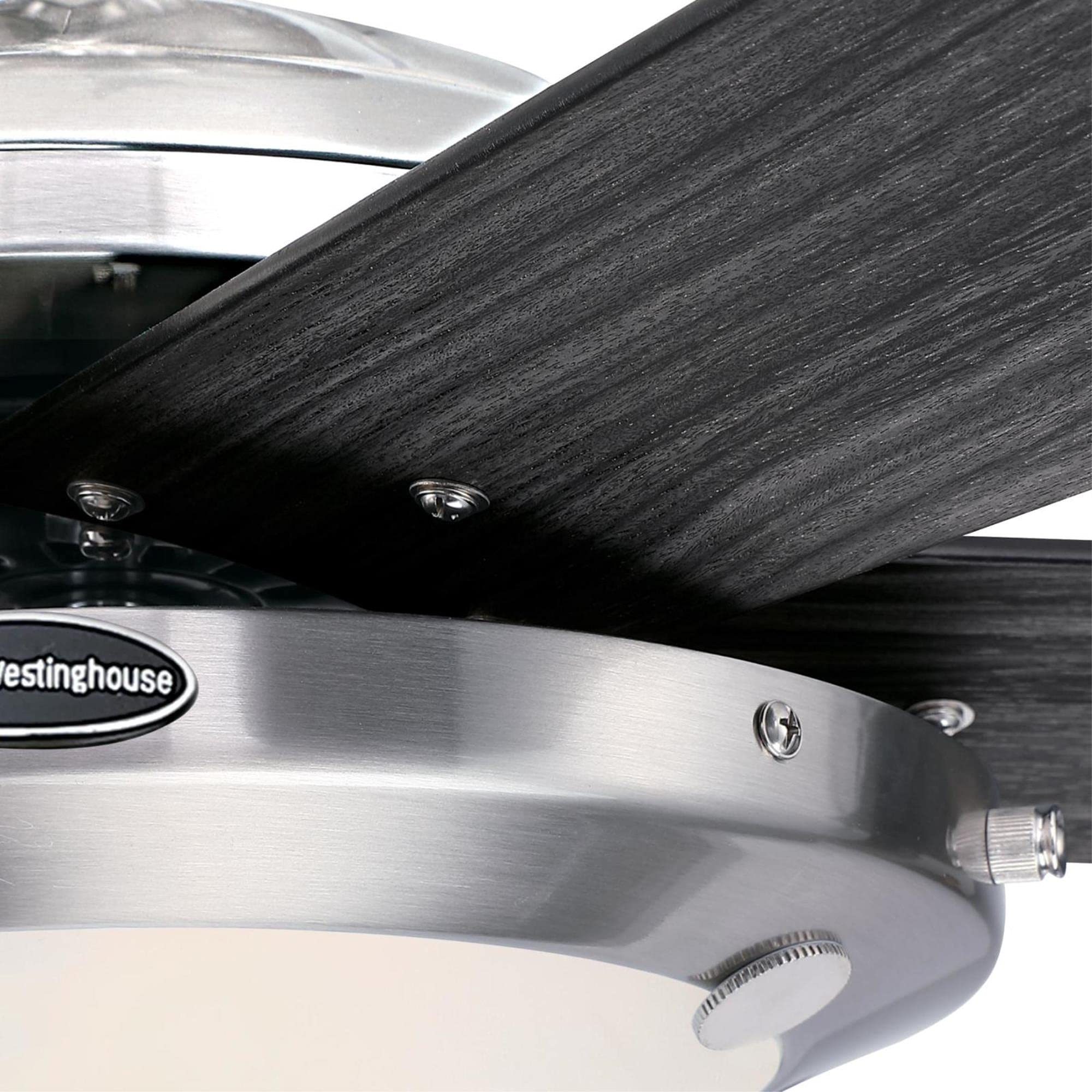 Westinghouse 7305400 Comet Led Ceiling Fan, 52 Inch, Brushed Nickel, Frosted Glass