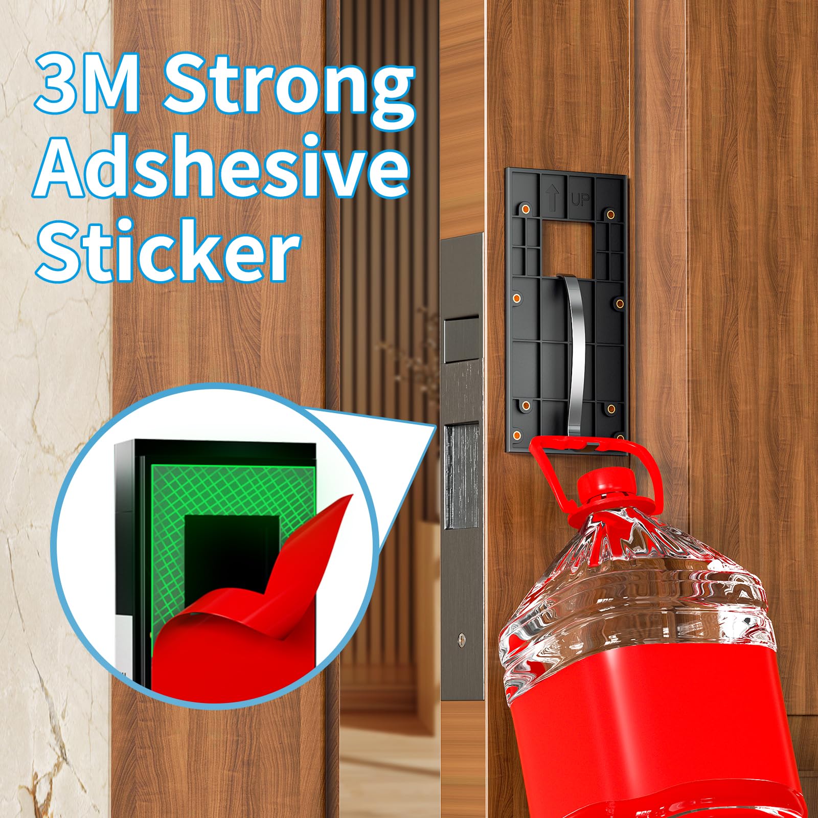 No Drill Adhesive Video Doorbell Mount Compatible With Video Doorbell 1/2/3/3 Plus/4/ (2024 Release)/, R/Ing Camera Doorbell Mou