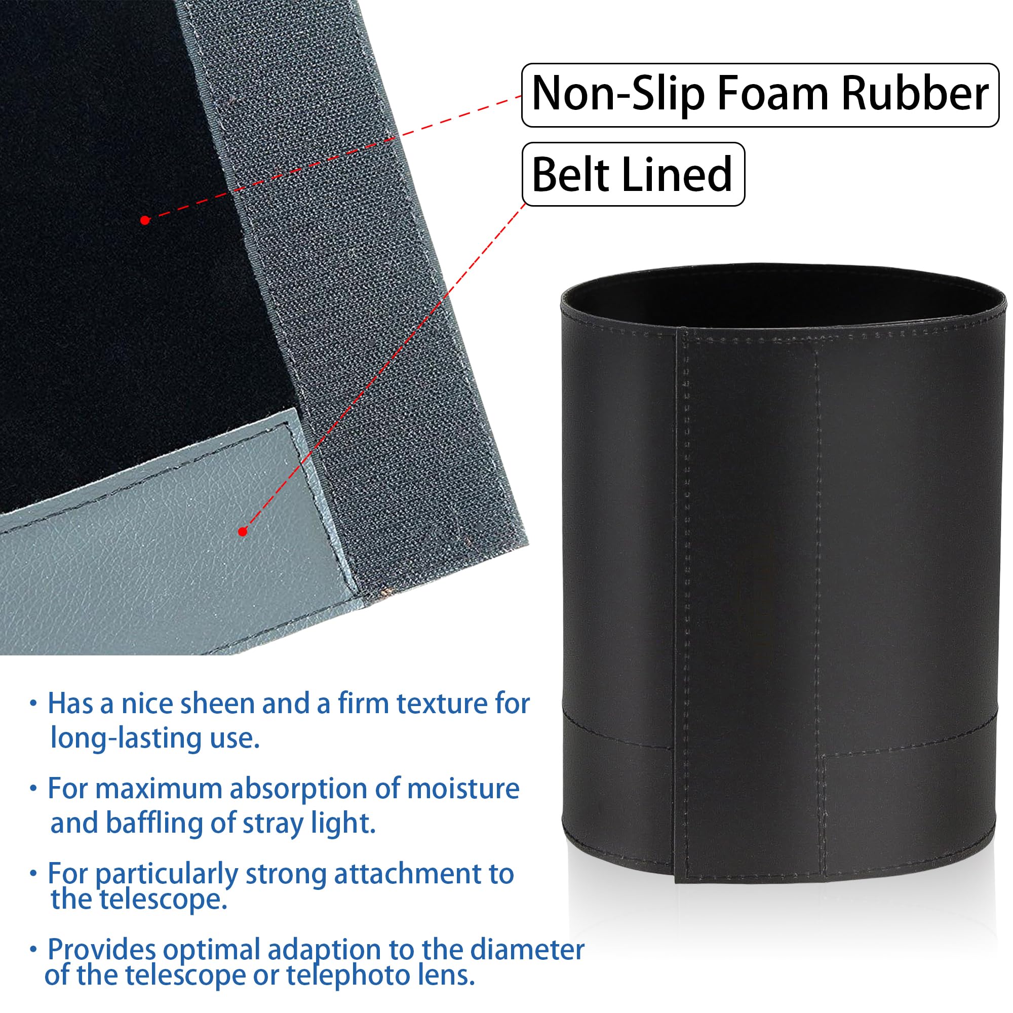 Astromania Flexible Dew Shield For Telescope Front Outer Diameter From 203 221Mm Diameter   Keep Dew Away And Gives You Clear Ob