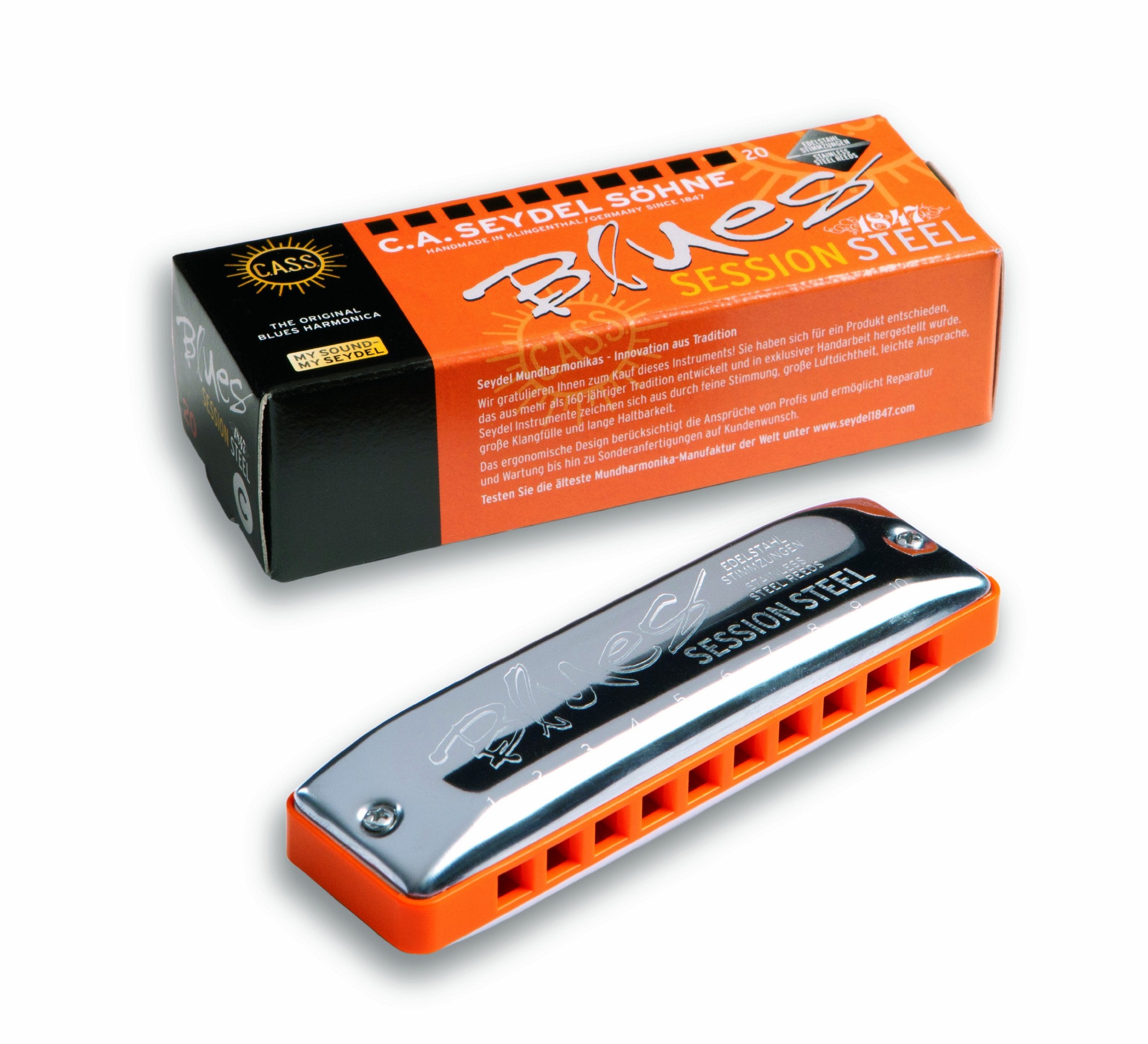 Seydel Harmonica (Blues SESSION Steel Db)
