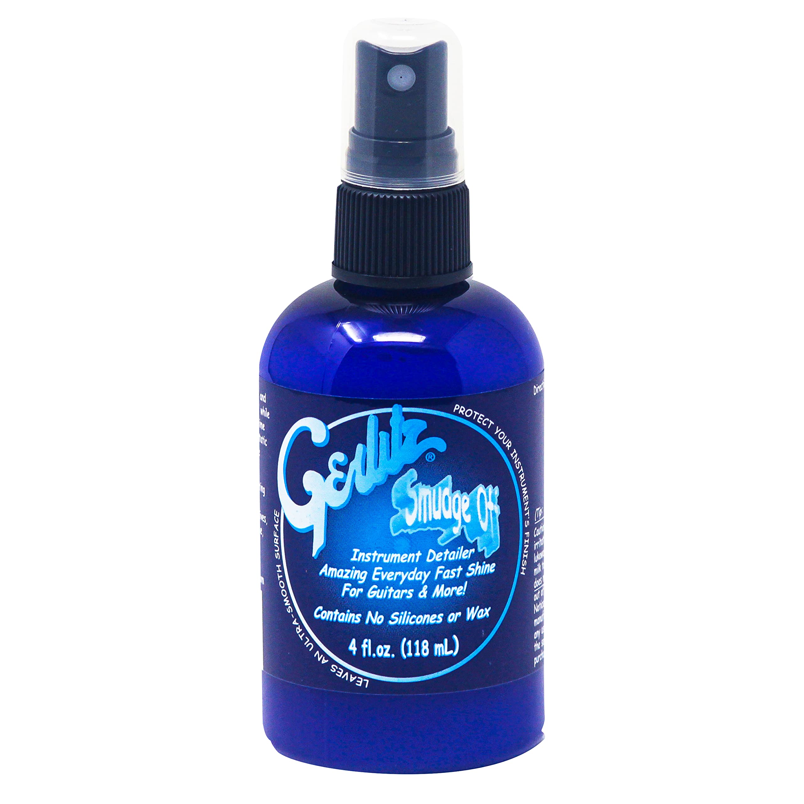 Gerlitz Smudge Off Guitar Polish   Premium Guitar Cleaner, Protector, And Instrument Detailer To Restore, Clean, And Preserve   