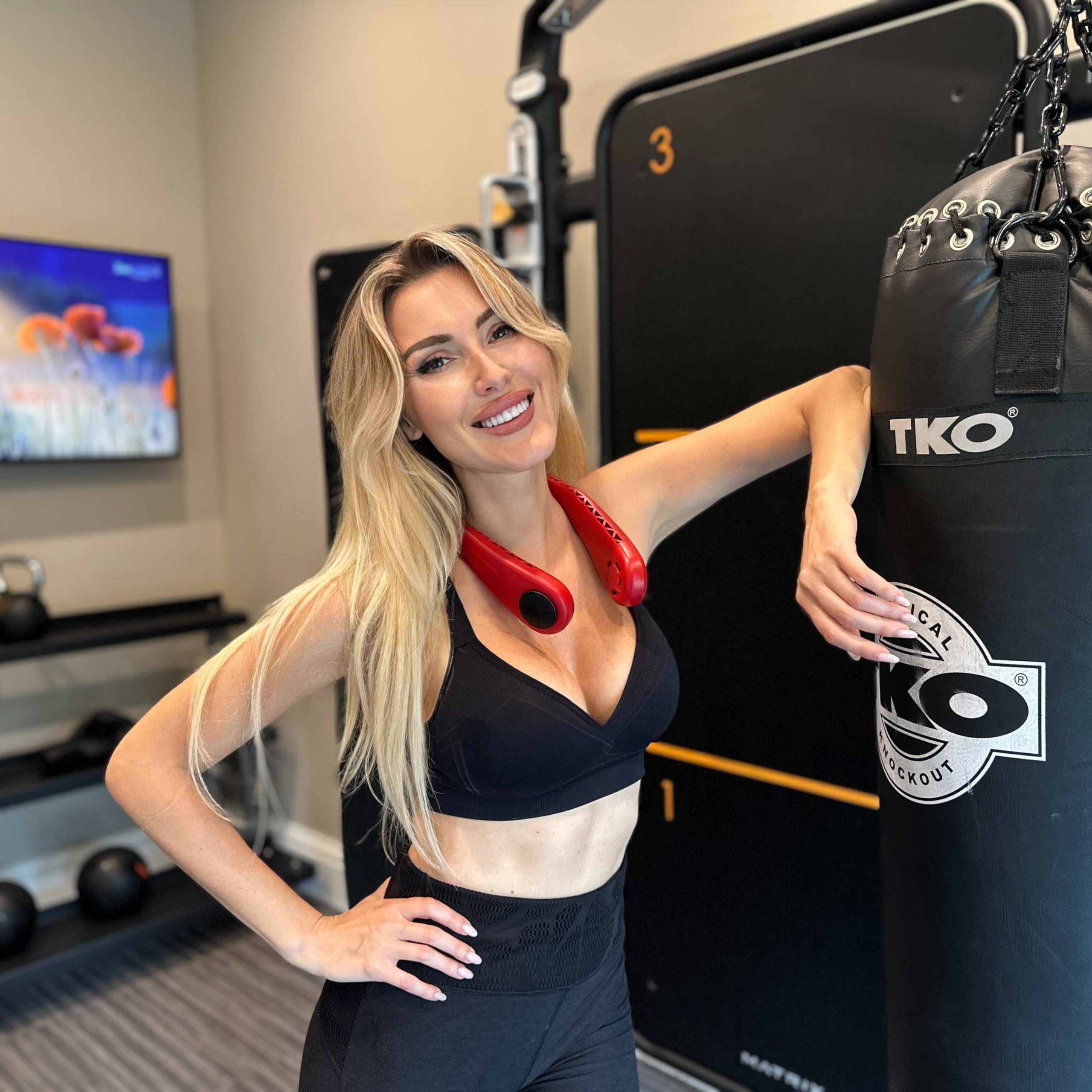 Ninetingel Neck Fan,Portable Bladeless Neck Fan,For Indoor Outdoor Travelling,Usb Rechargeable Personal Fan, Rechargeable, Headp