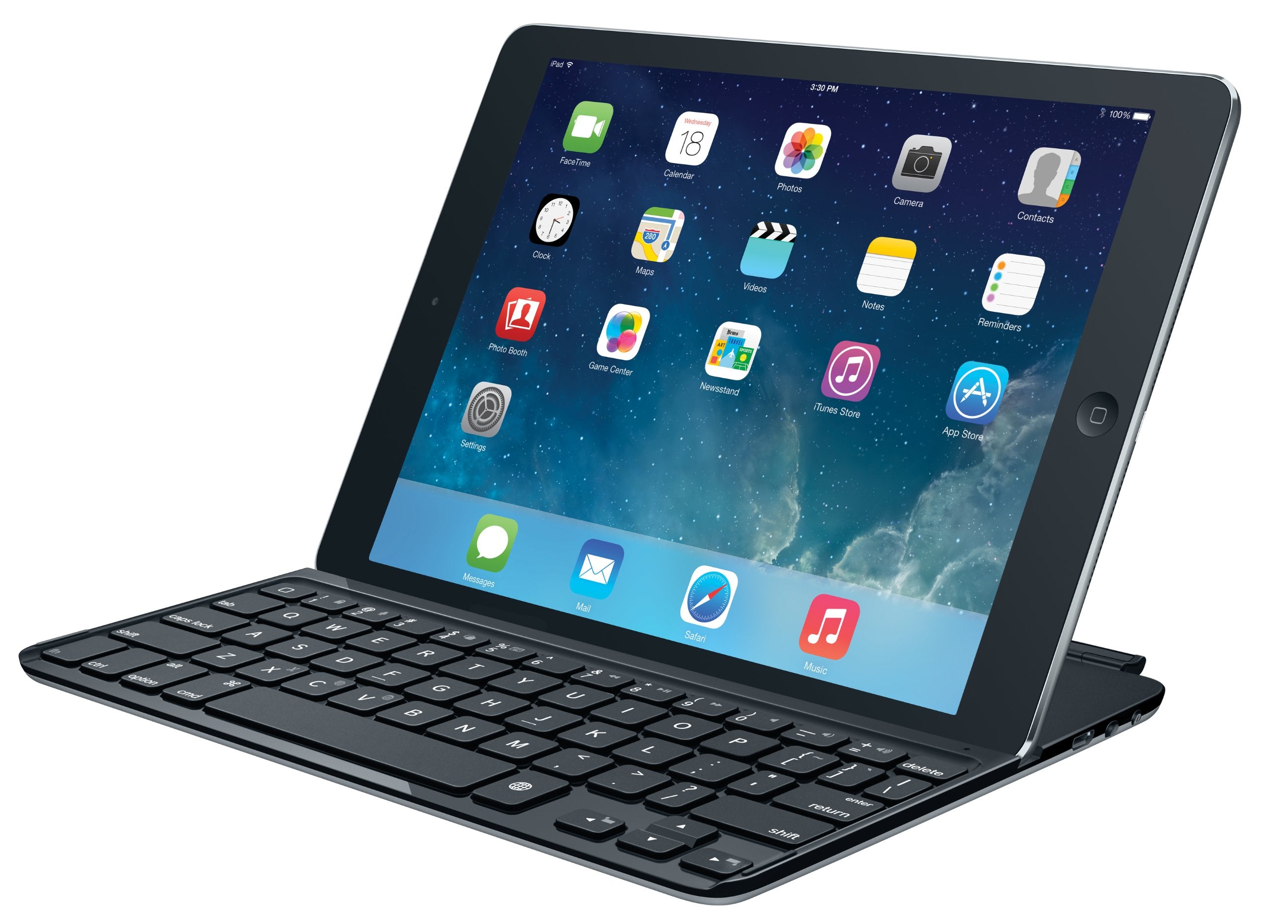 Logitech Ultrathin Keyboard Cover For Ipad Air, Space Grey